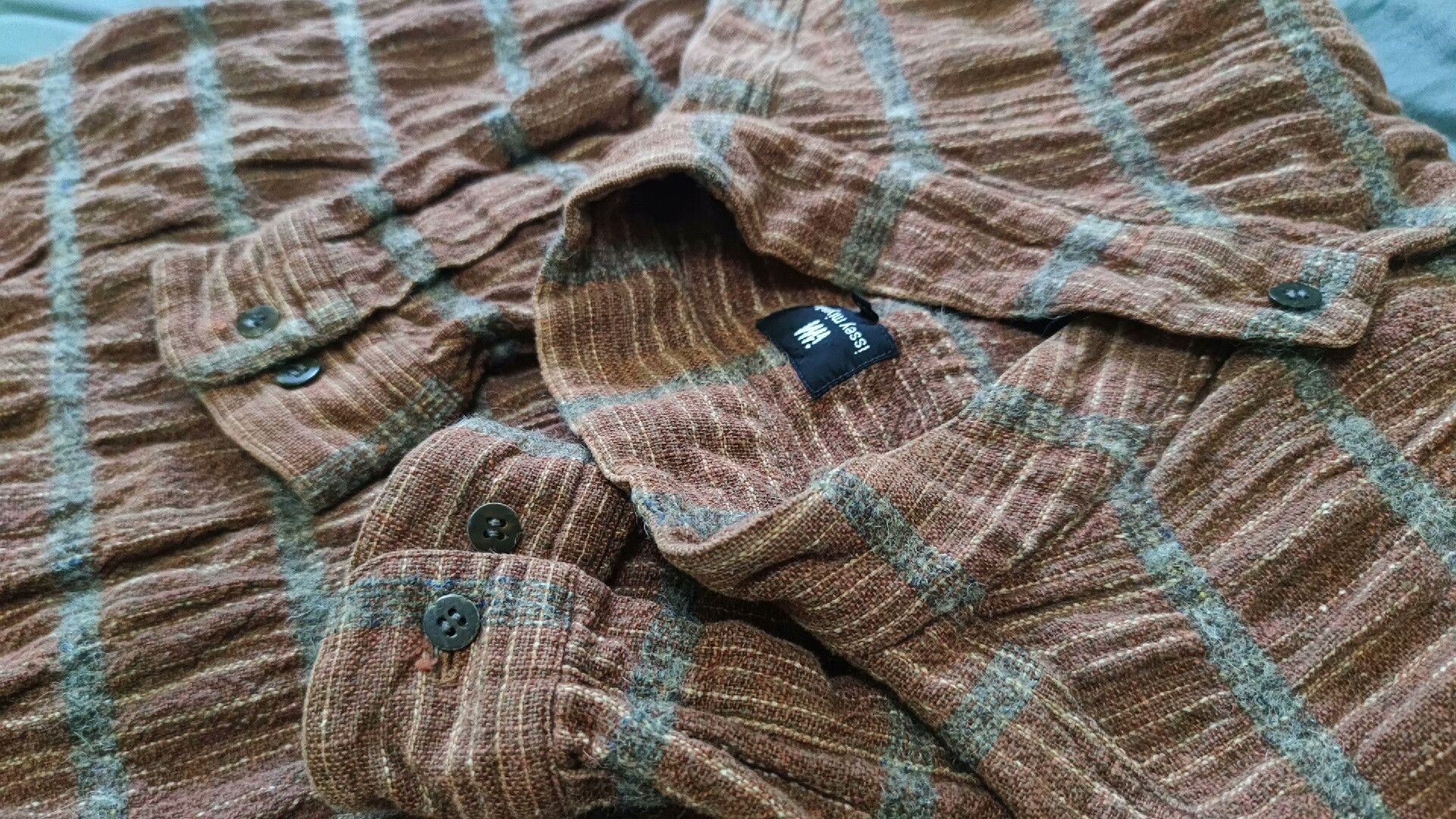 Issey Miyake Issey Miyake Archive Plaid Wool Shirt Size US M / EU 48-50 / 2 - 1 Thumbnail