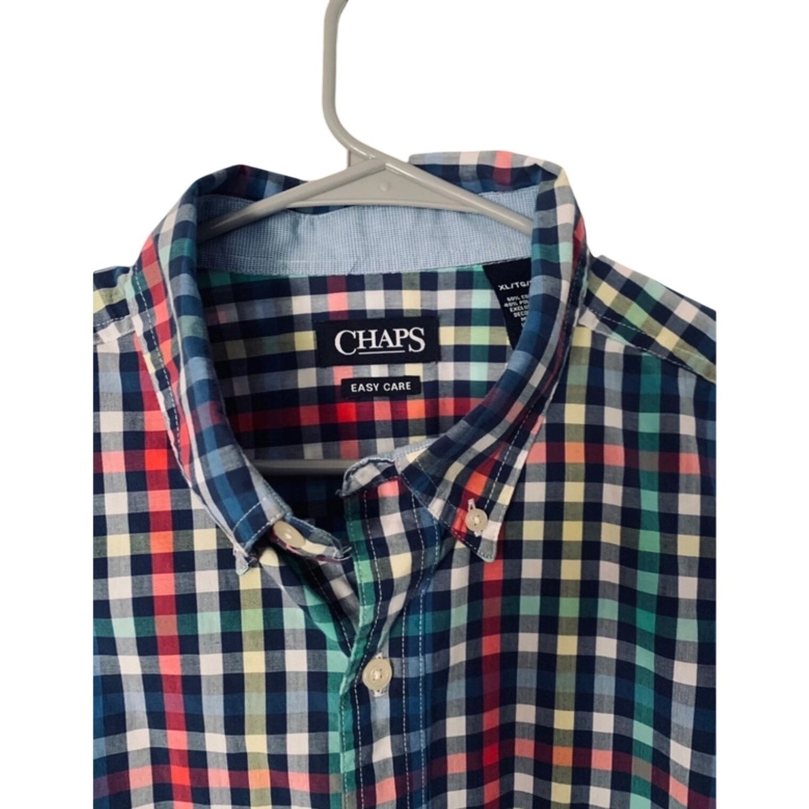 Chaps Chaps XL Multicolor Plaid Button Down Shirt- Long Sleeve Size US XL / EU 56 / 4 - 5 Thumbnail