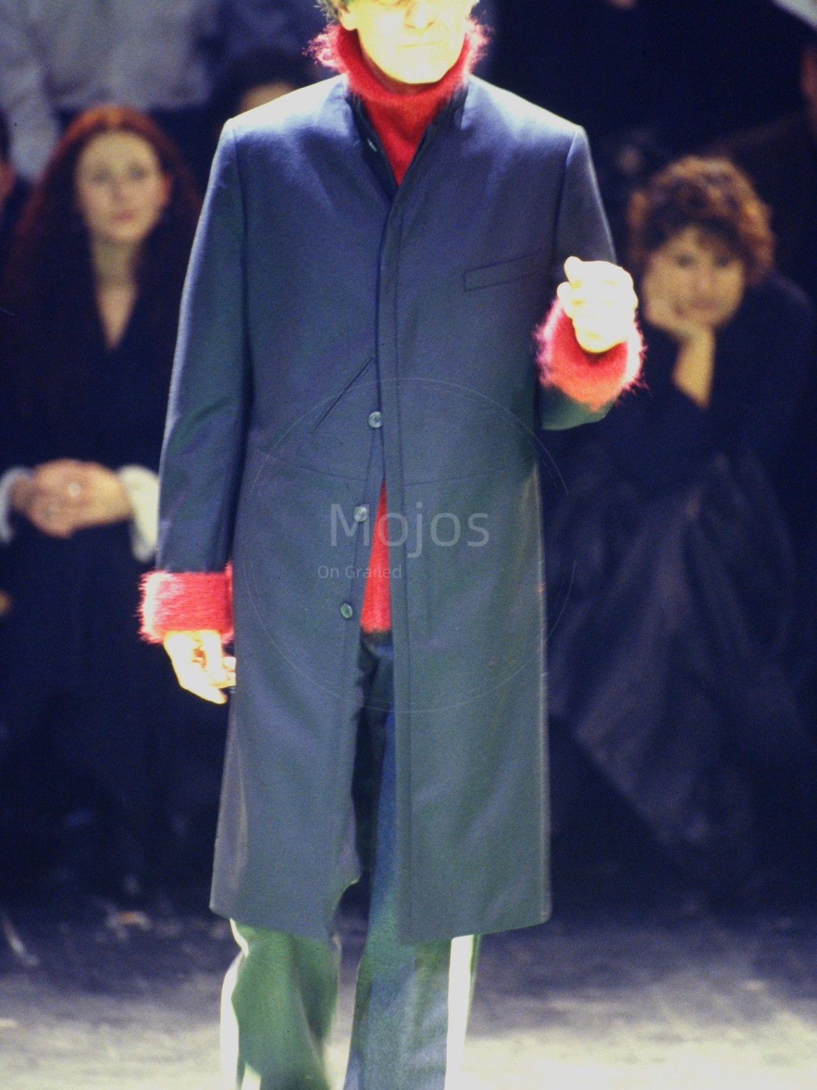 Yohji Yamamoto Yohji Yamamoto Pour Homme 94AW Velvet Neck Trench Coat-2508 Size US M / EU 48-50 / 2 - 9 Thumbnail