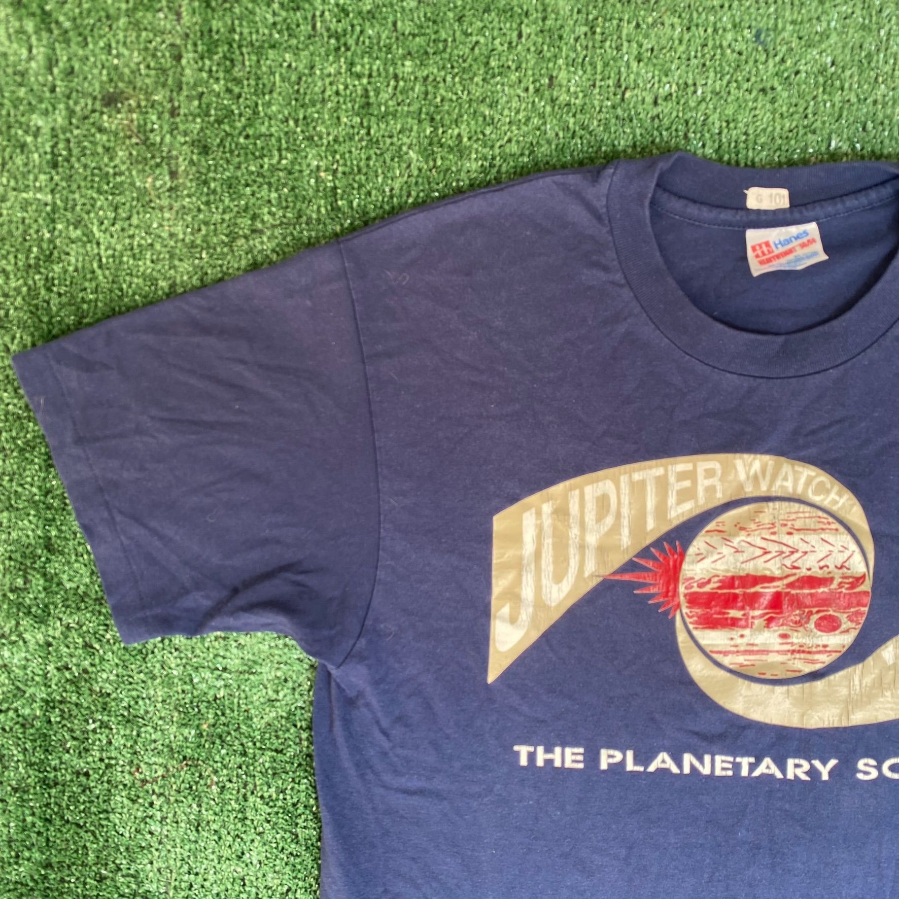 Arts & Science Vintage 90s Jupiter Planet Shirt Grunge Space Astronomy Tee Size US L / EU 52-54 / 3 - 2 Thumbnail
