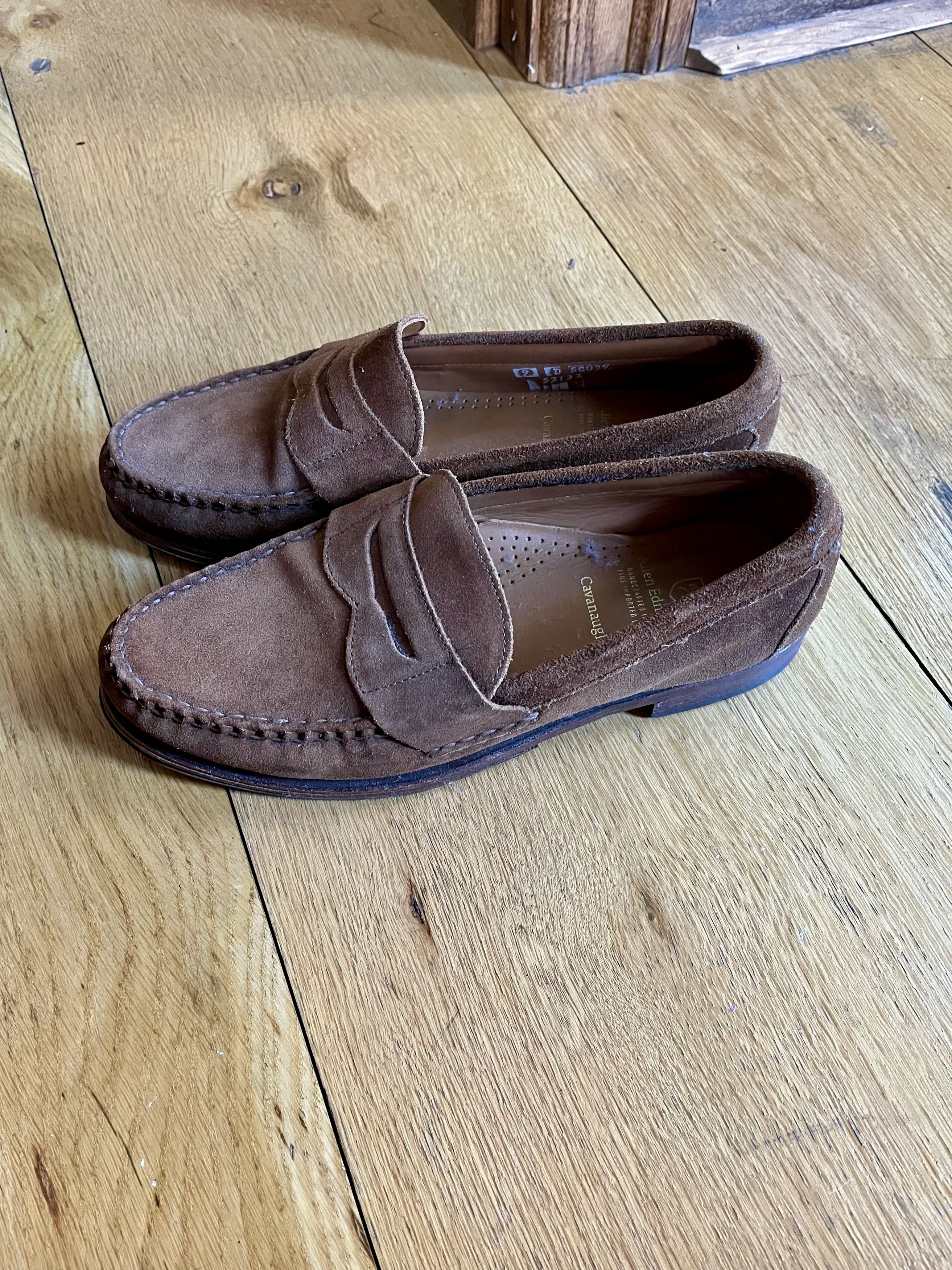 Allen Edmonds Allen Edmonds Snuff Suede Penny Loafers Men’s Size 9 Size US 9 / EU 42 - 3 Thumbnail