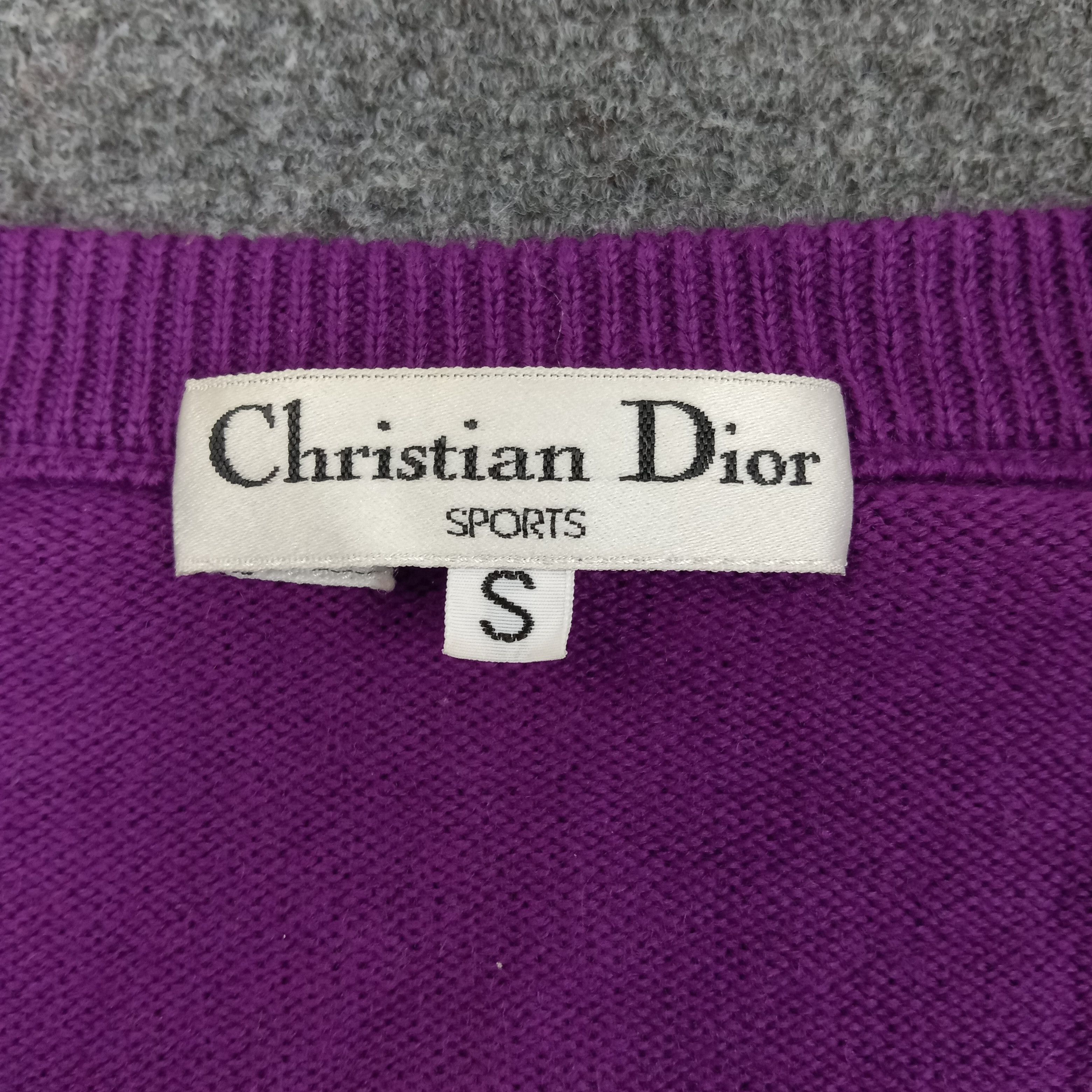 Christian Dior Monsieur Christian Dior Sports Italian Brand Cardigan Sweater Size S / US 4 / IT 40 - 3 Thumbnail