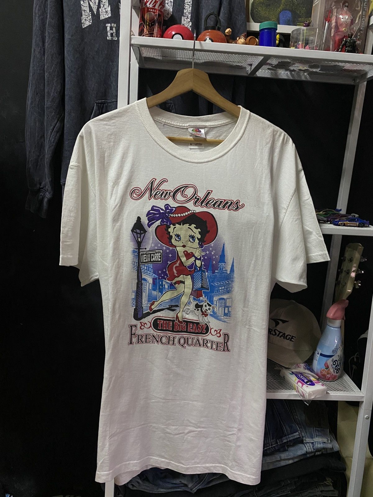 Cartoon Network × Fruit Of The Loom × Vintage Vintage Y2K Betty Boop Size US XL / EU 56 / 4 - 1 Thumbnail