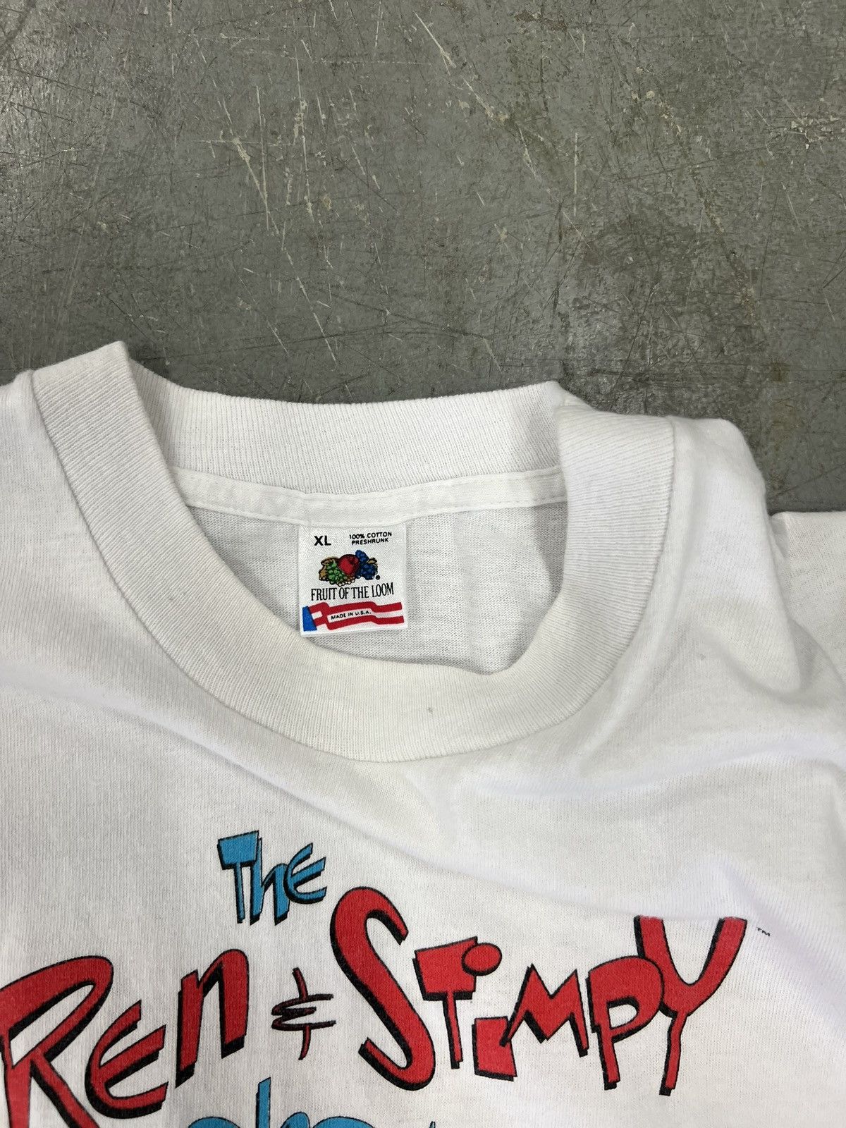 Nickelodeon 1991 Ren & Stimpy Show Nickelodeon Promo Tee Size US XL / EU 56 / 4 - 8 Thumbnail