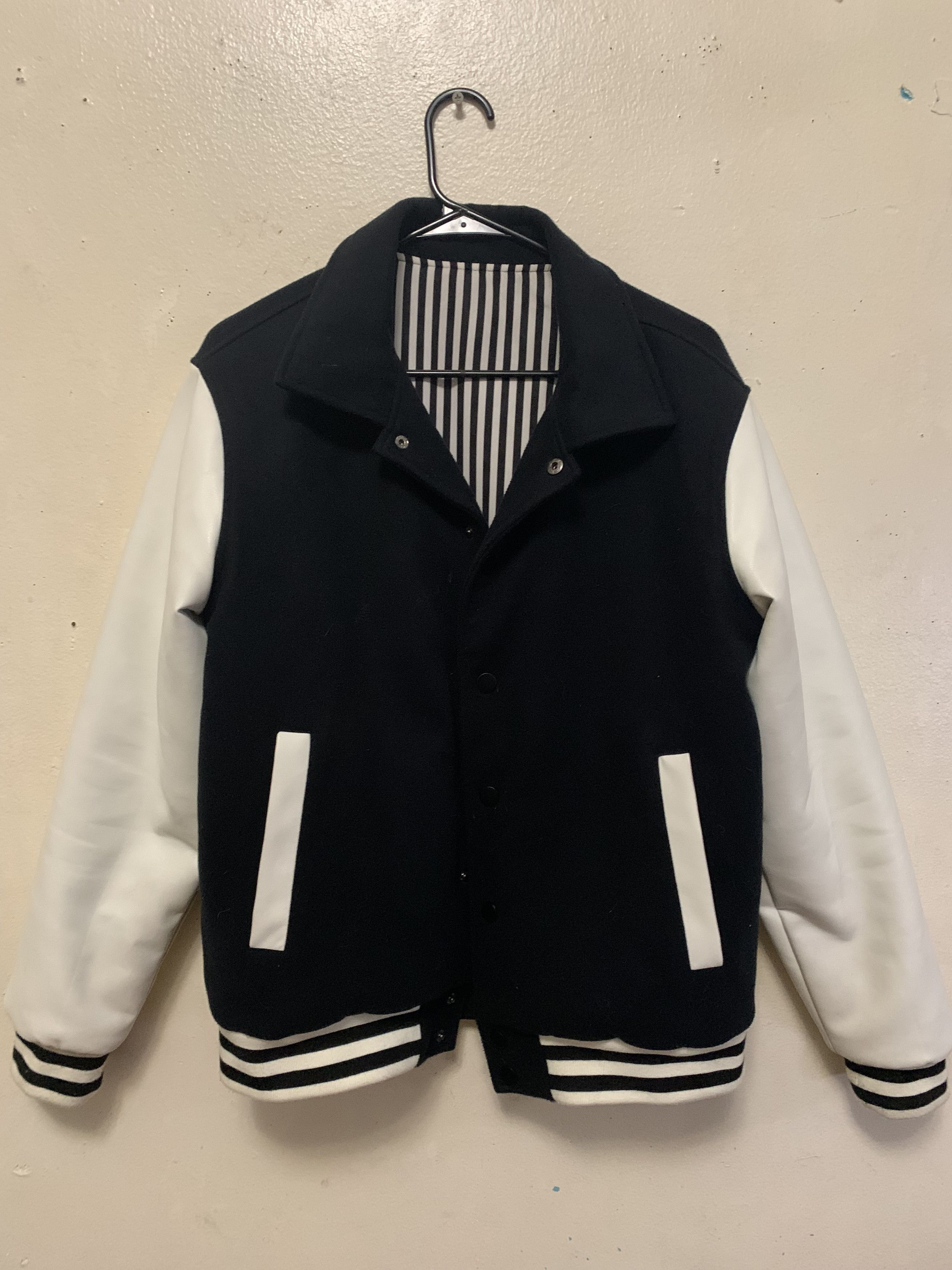 Other SAMPLE 1 of 1 Varsity Jacket ⊛ NAVY BLUE/WHITE ⊛ Brand New Size US M / EU 48-50 / 2 - 12 Thumbnail