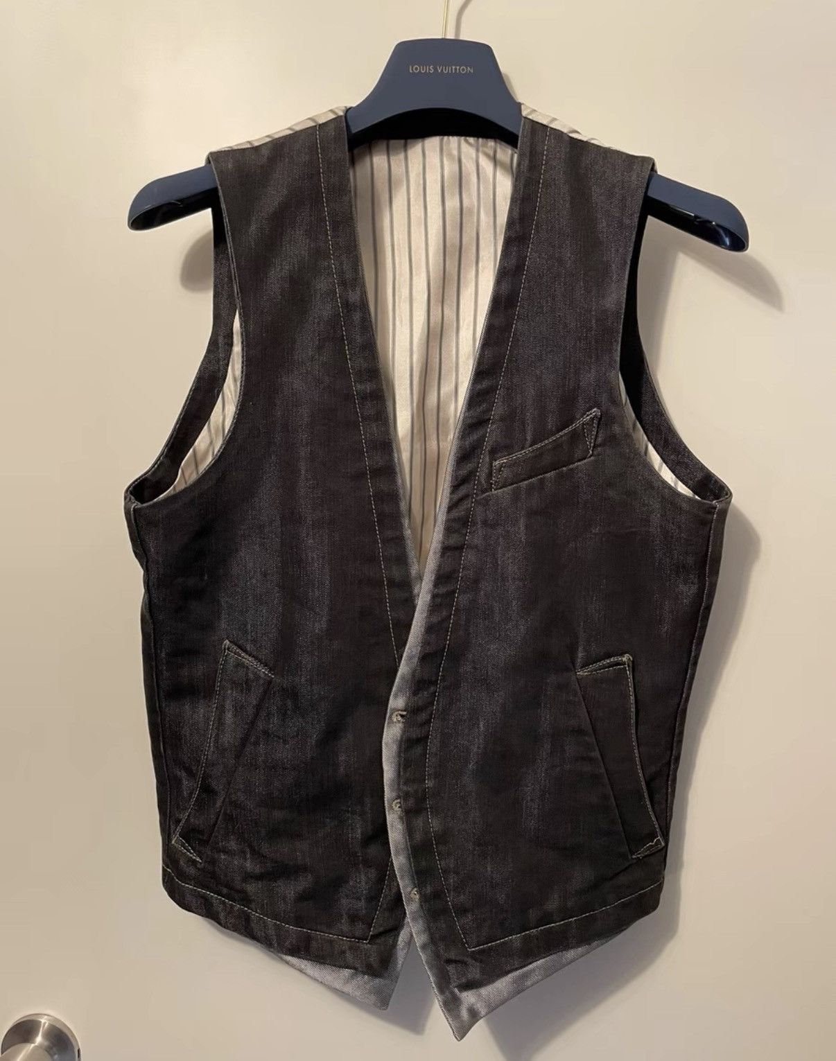 PPFM PPFM Denim Panel Vest K24 Size US L / EU 52-54 / 3 - 2 Thumbnail