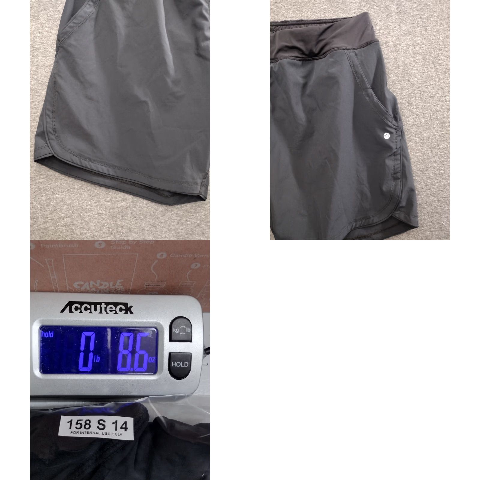 Vintage Willit Running Athletic Shorts Women's 14 Black Short/Bottoms Athletic 14 Womens Black Pockets Fitness Running Shorts Size 36" / US 14 / IT 50 - 8 Thumbnail