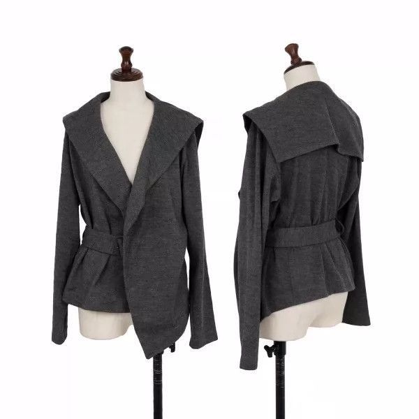 Comme des Garcons comme des garcons | 1980s asymmetrical coat with navy colla Size US M / EU 48-50 / 2 - 1 Thumbnail