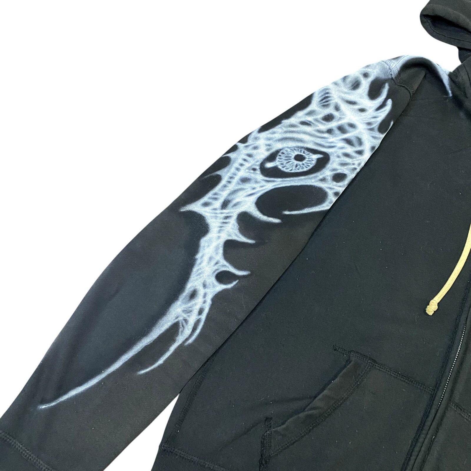 Mossimo Custom Airbrushed DIY Bio Orangic Art to Wear ZipUp Hoodie M Size M / US 6-8 / IT 42-44 - 9 Thumbnail