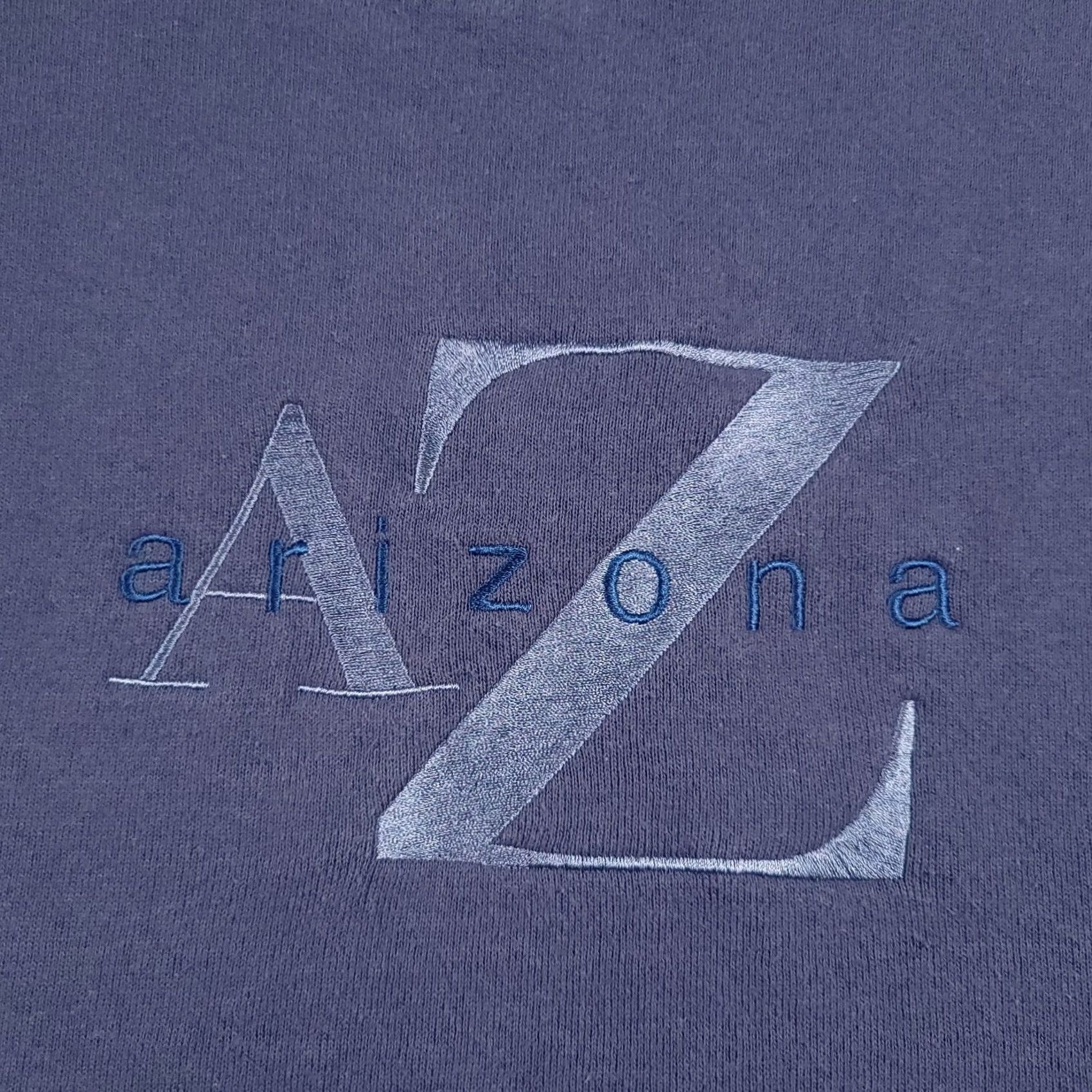 Fruit Of The Loom VINTAGE Arizona Tourist Crewneck Sweatshirt Mens XL Blue Embroidered Cotton Polyester Embroidered Logo 90s USA Size US XL / EU 56 / 4 - 4 Thumbnail
