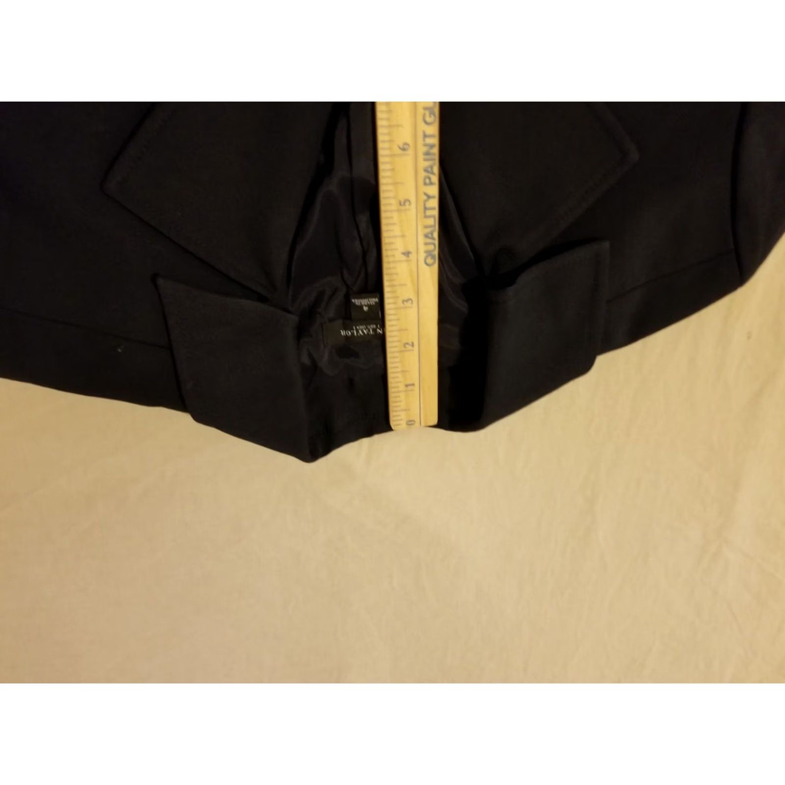 Ann Taylor Womens Ann Taylor Sports Jacket Blazer 4 Black Cotton Size S / US 4 / IT 40 - 5 Thumbnail