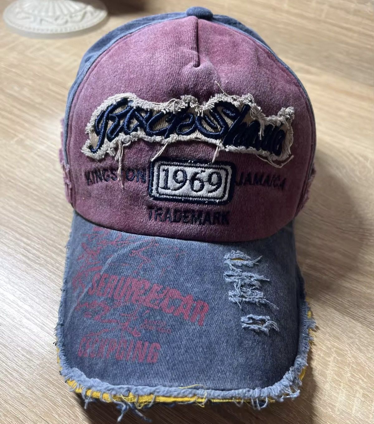 Japanese Brand Washed Cotton 1969 Embroidery Baseball Cap Size ONE SIZE - 1 Thumbnail