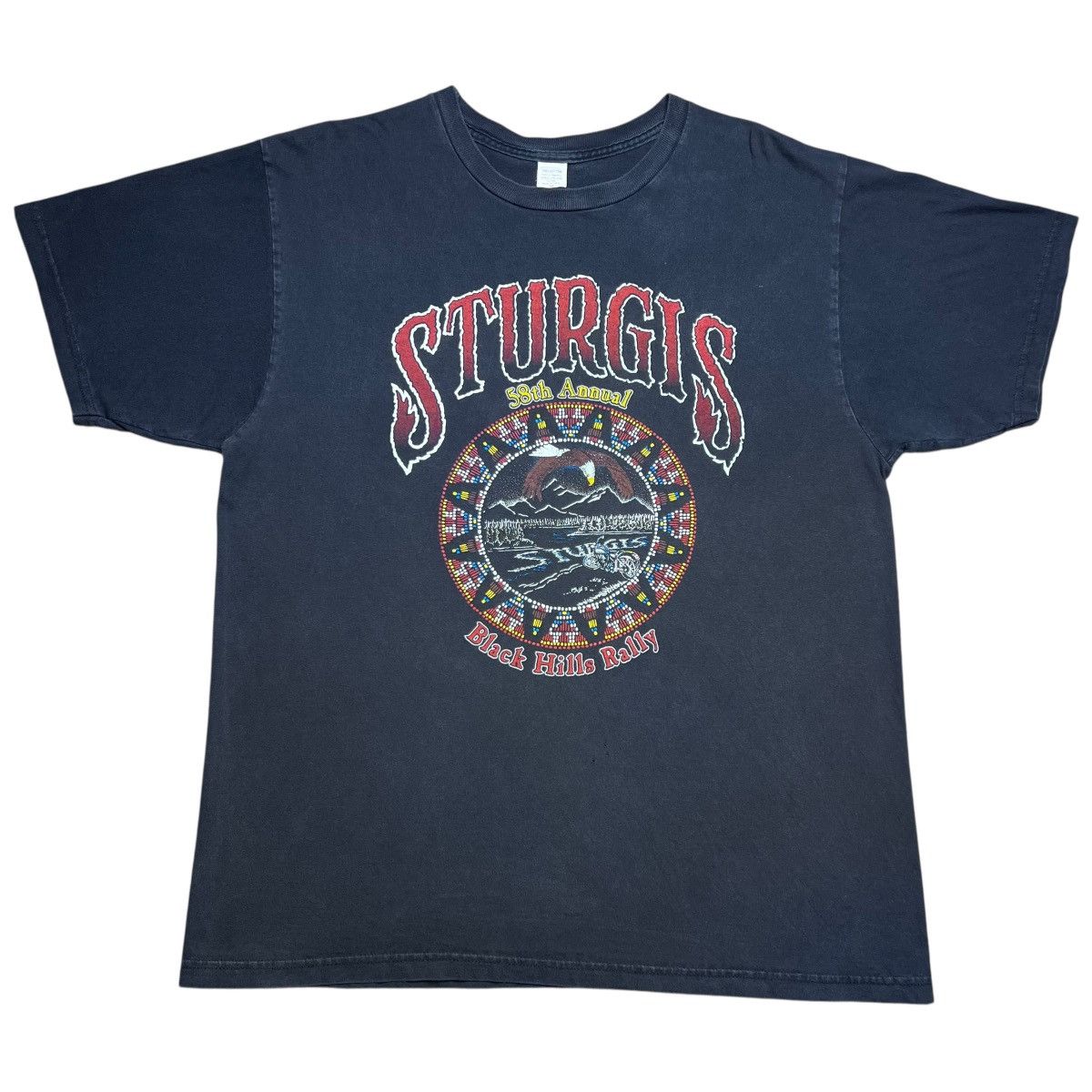 Other Vtg 1998 Sturgis 58th Annual Black Hills Rally Eagle T-Shirt Size US XL / EU 56 / 4 - 1 Thumbnail