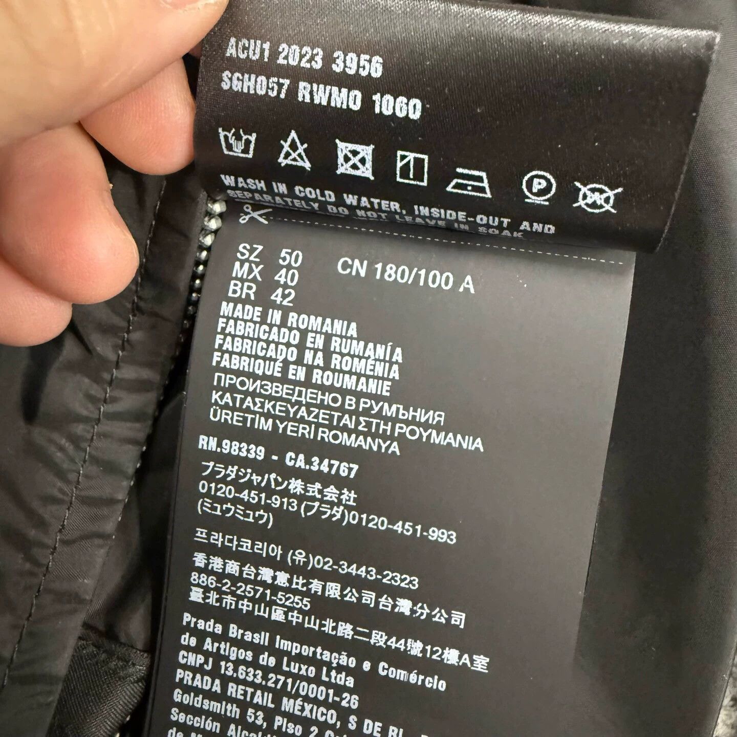 Prada Prada Tri Logo Double Sided Nylon Jacket Unworn Size 50 Size US M / EU 48-50 / 2 - 5 Thumbnail