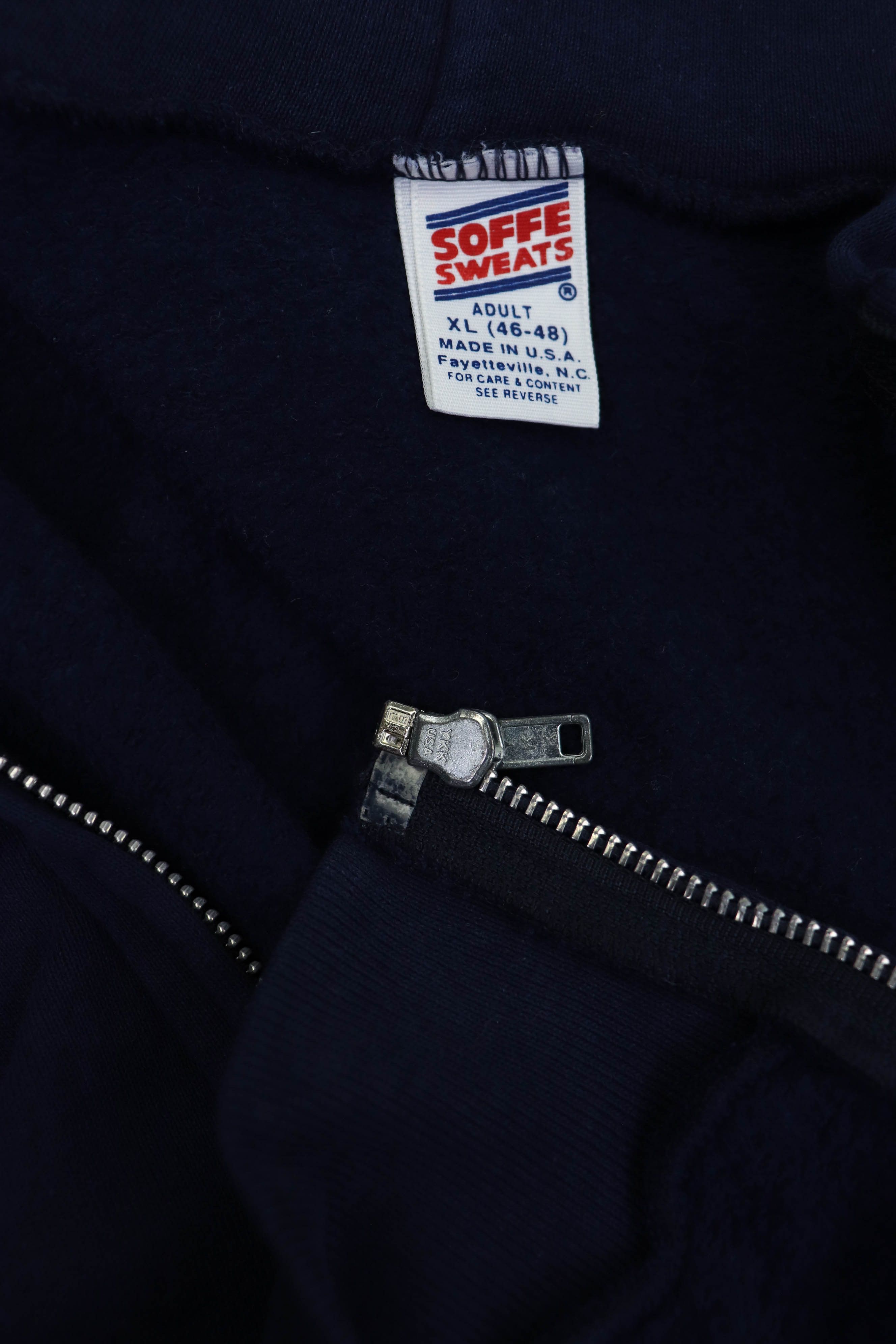 Soffe 70-80s Vintage Made in U.S.A. Soffe Sweats Zip Hoodie Size US XL / EU 56 / 4 - 11 Thumbnail