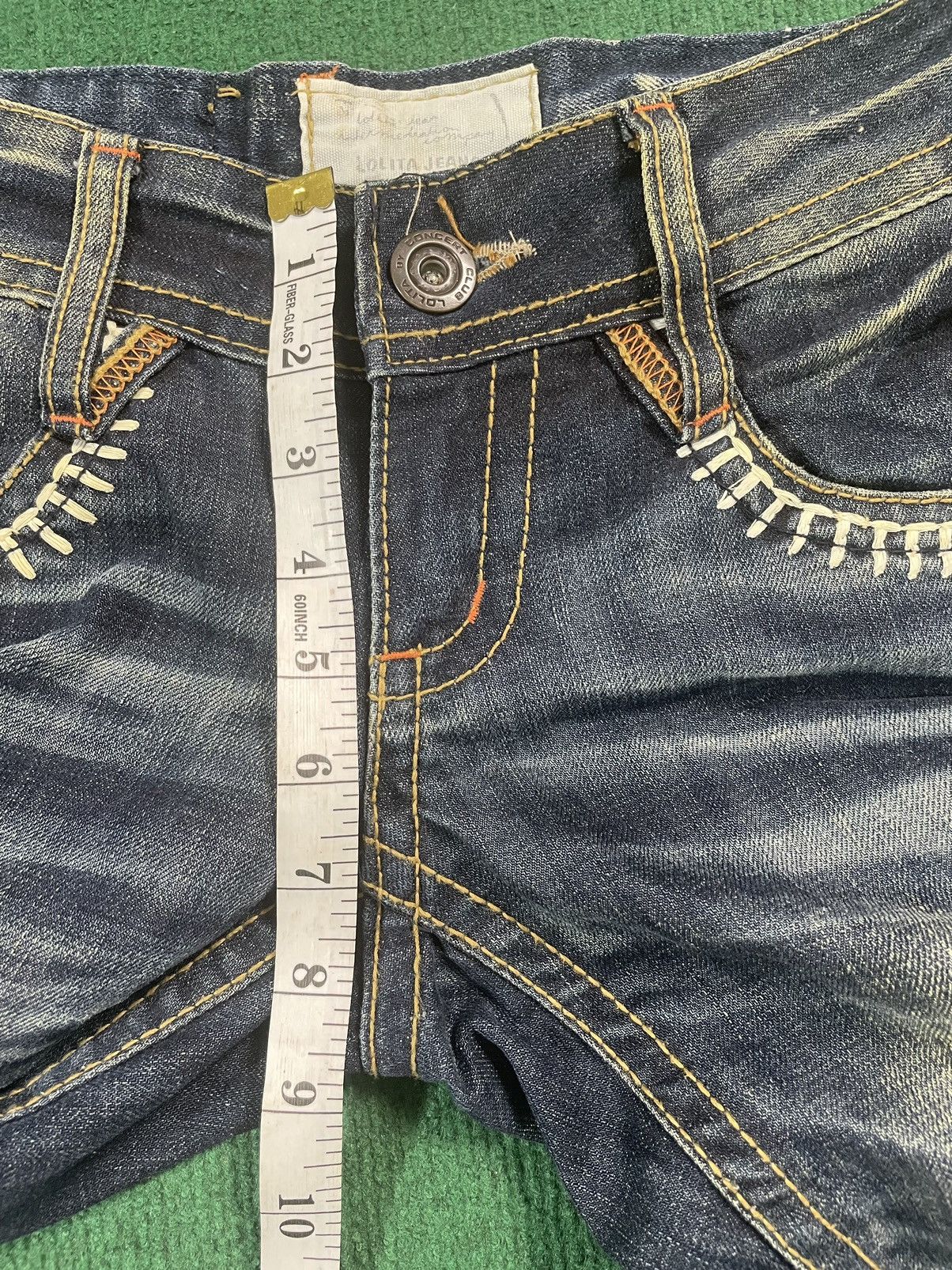 Japanese Brand Distressed Lolita Japanese Jeans Flair Cut Size US 30 / EU 46 - 12 Thumbnail