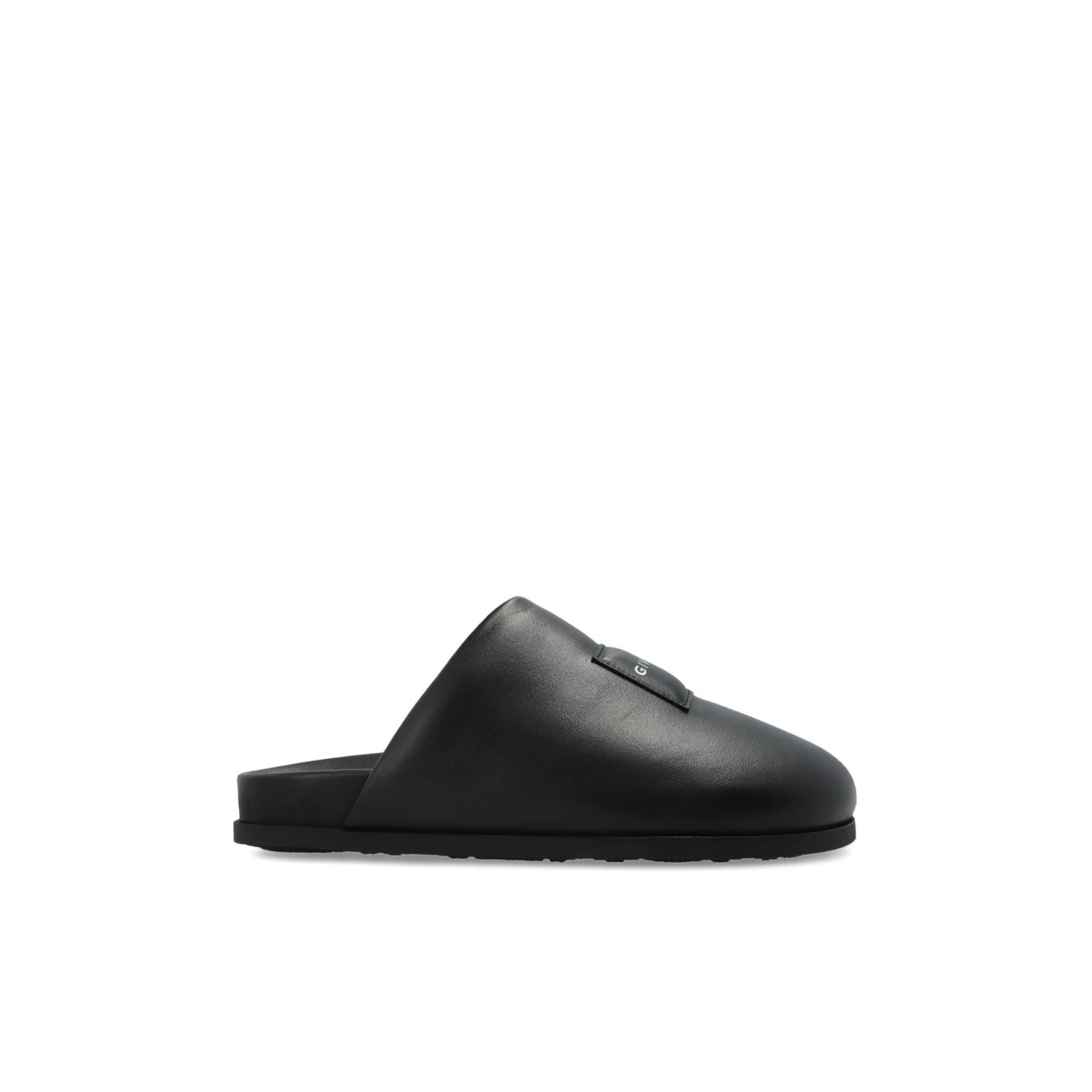 Givenchy GIVENCHY Black Leather Slides New & Authentic (Women's size: Size US 10 / IT 40 - 1 Thumbnail
