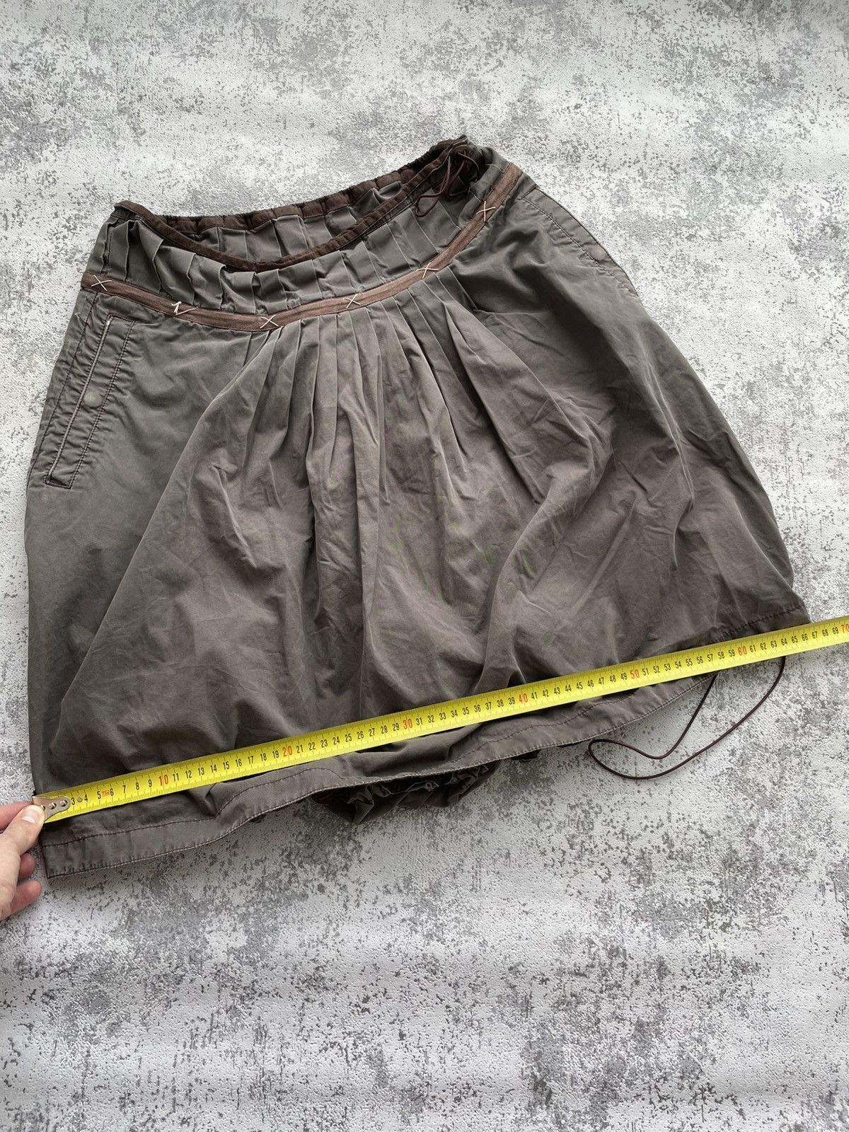Japanese Brand Maharishi Vintage Cargo Distressed Skirt Size 27" / US 4 / IT 40 - 9 Thumbnail