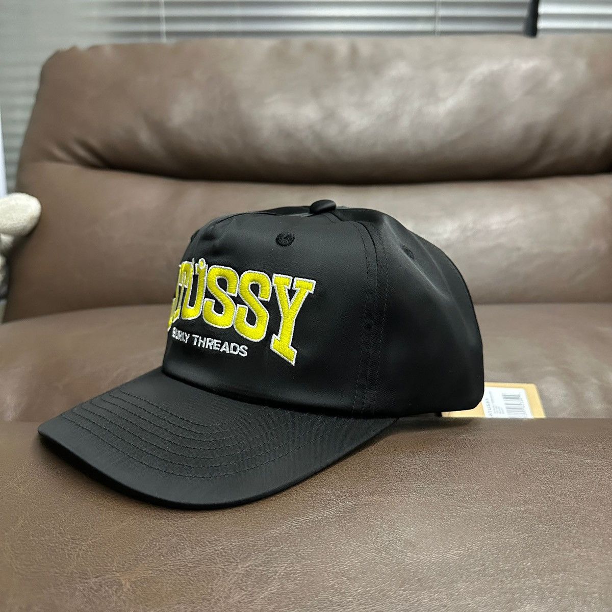 Stussy STUSSY MD BURLY THREADS CAP - BLACK Size ONE SIZE - 4 Thumbnail