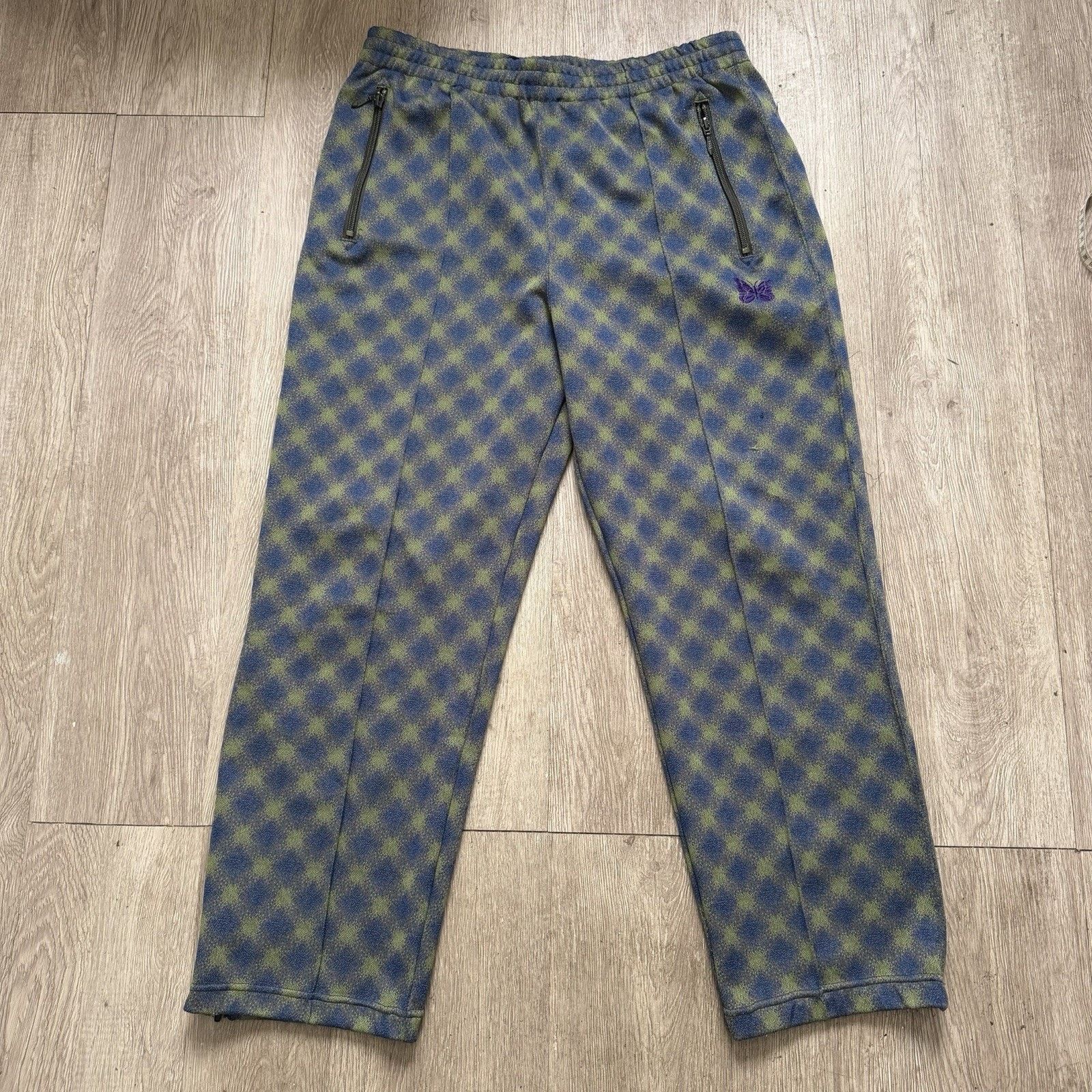 AWGE × Needles Awge x Needles Red Track Pants Size M 32 | Grailed