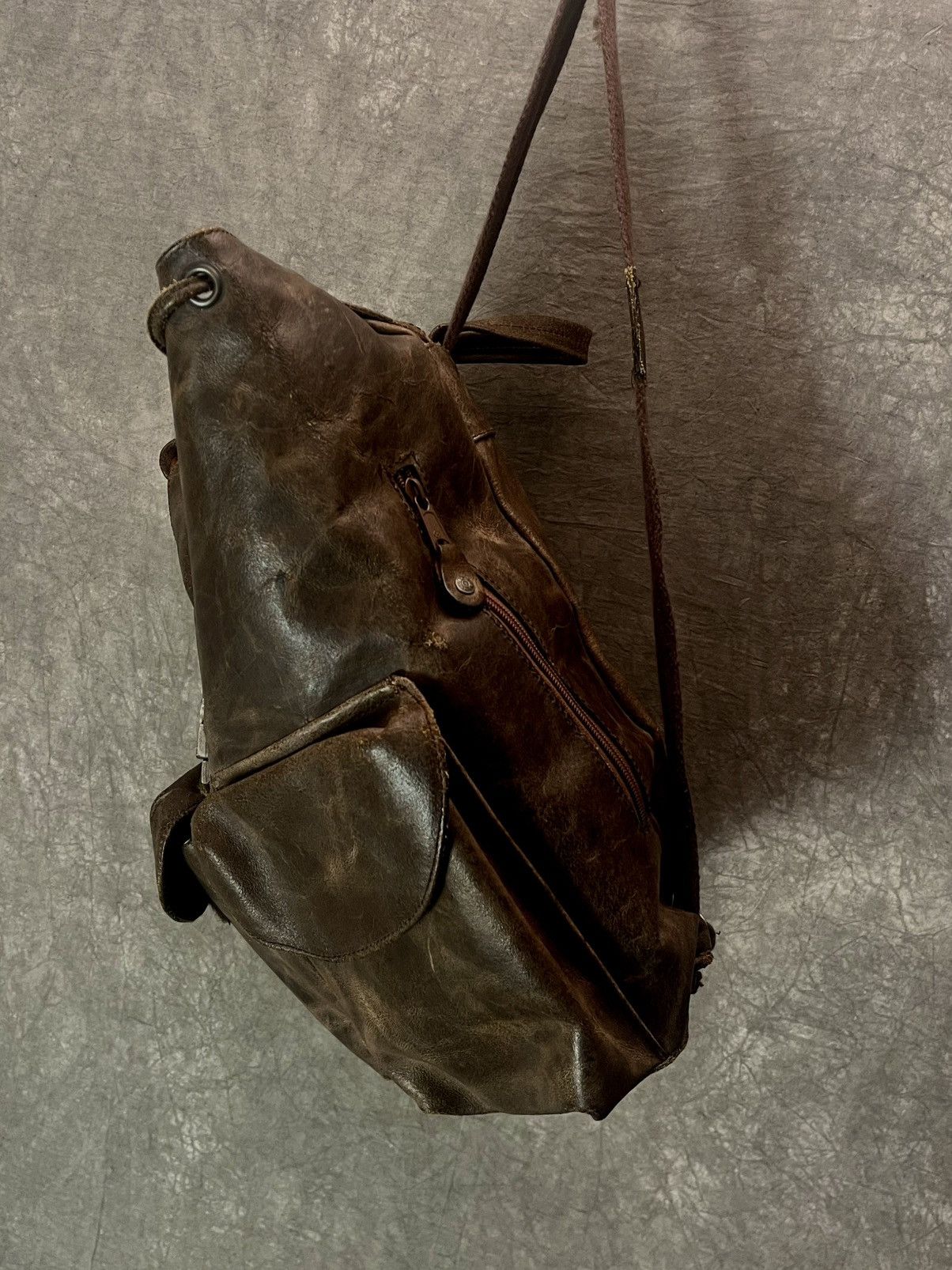 Levi's × Vintage Vintage Leather Bag Brown Levi’s 90s Avantgarde Size ONE SIZE - 4 Thumbnail