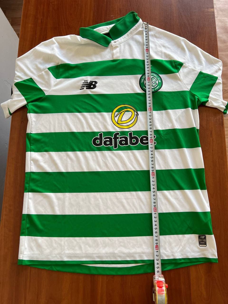 New Balance 2019/20 CELTIC FC HOME SOCCER JERSEY FOOTBALL SHIRT NB SZ L Size US L / EU 52-54 / 3 - 17 Thumbnail