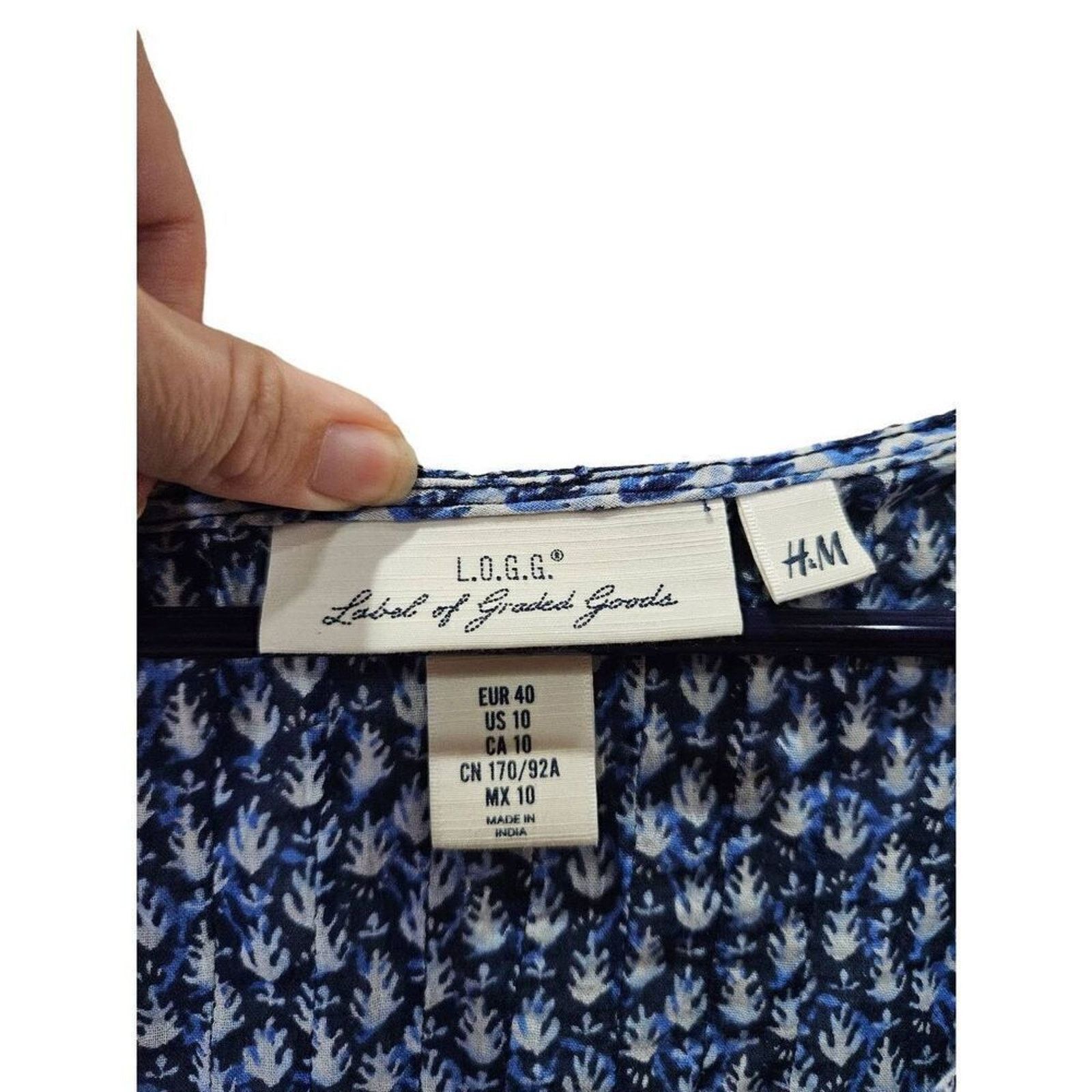 H&M H&M L.O.G.G. 10 top Size L / US 10 / IT 46 - 6 Thumbnail