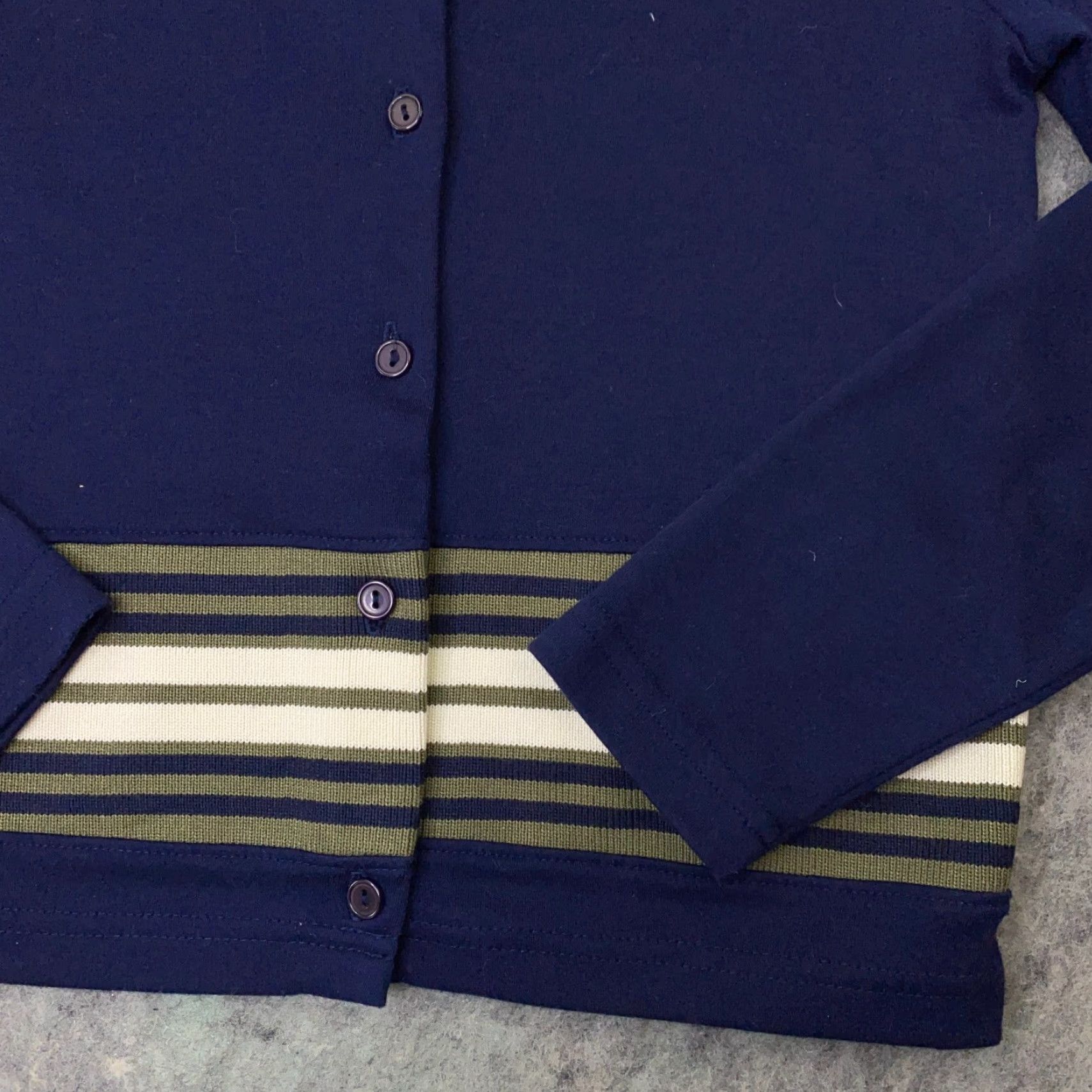 Agolde VINTAGE LA Gold Women’s Sweater XS Blue Button Down Cardigan Cotton Shirt Top Size XS / US 0-2 / IT 36-38 - 3 Thumbnail