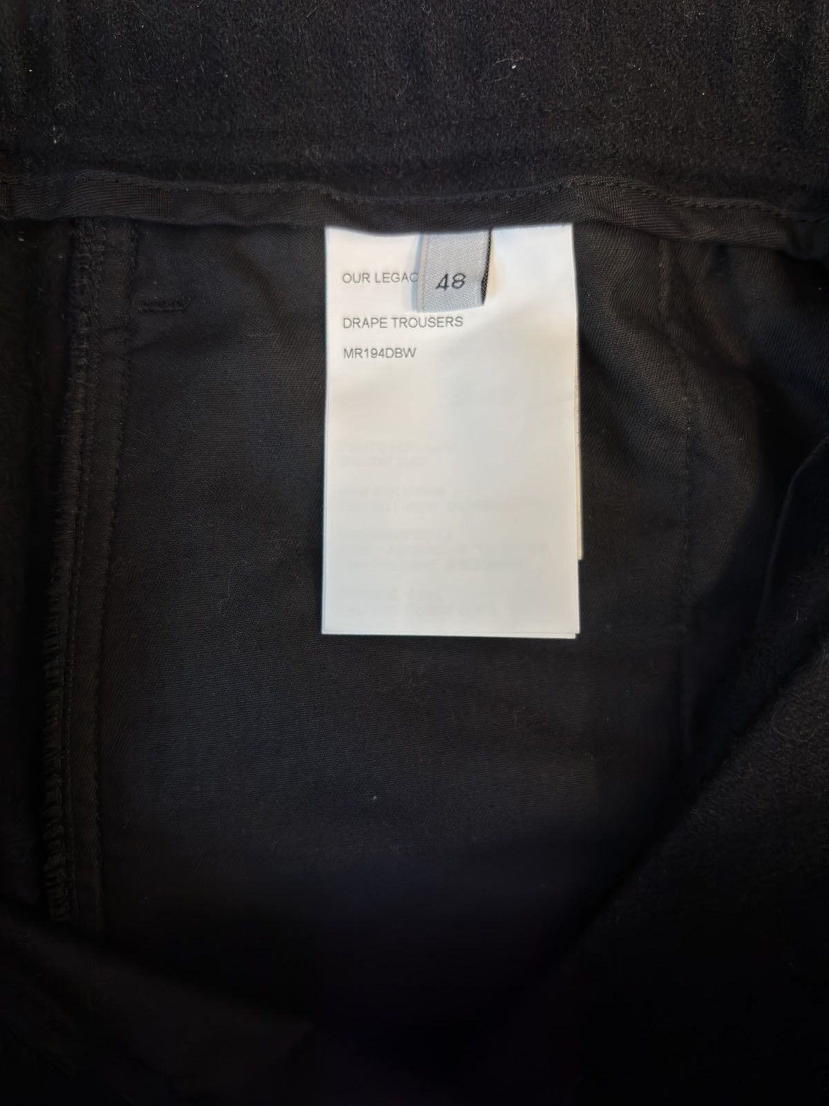 Our Legacy Our Legacy Drape Trousers Size US 32 / EU 48 - 4 Thumbnail