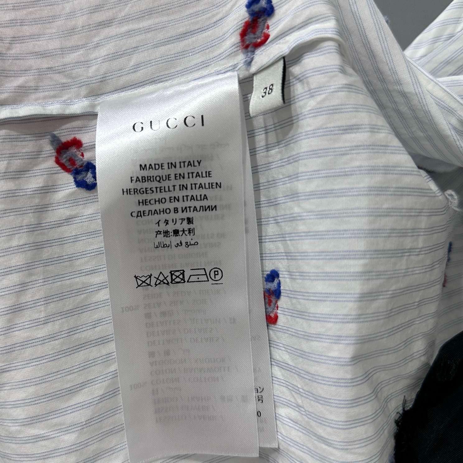Gucci Gucci Love Full Print Shirt size38 2501-Nextarrow Size US XXS / EU 40 - 6 Thumbnail