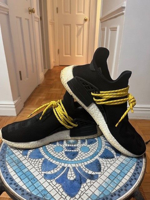 Adidas × Pharrell Adidas NMD HU Pharrell Human Species Black Size US 8.5 / EU 41-42 - 4 Thumbnail