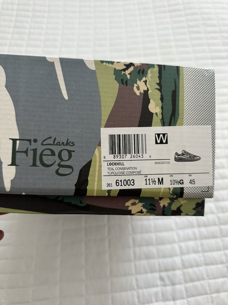 Clarks × Kith Kith - Ronnie Fieg x 8th Street Lockhill TEAL COMBO 'Scarab' Size US 11.5 / EU 44-45 - 3 Thumbnail