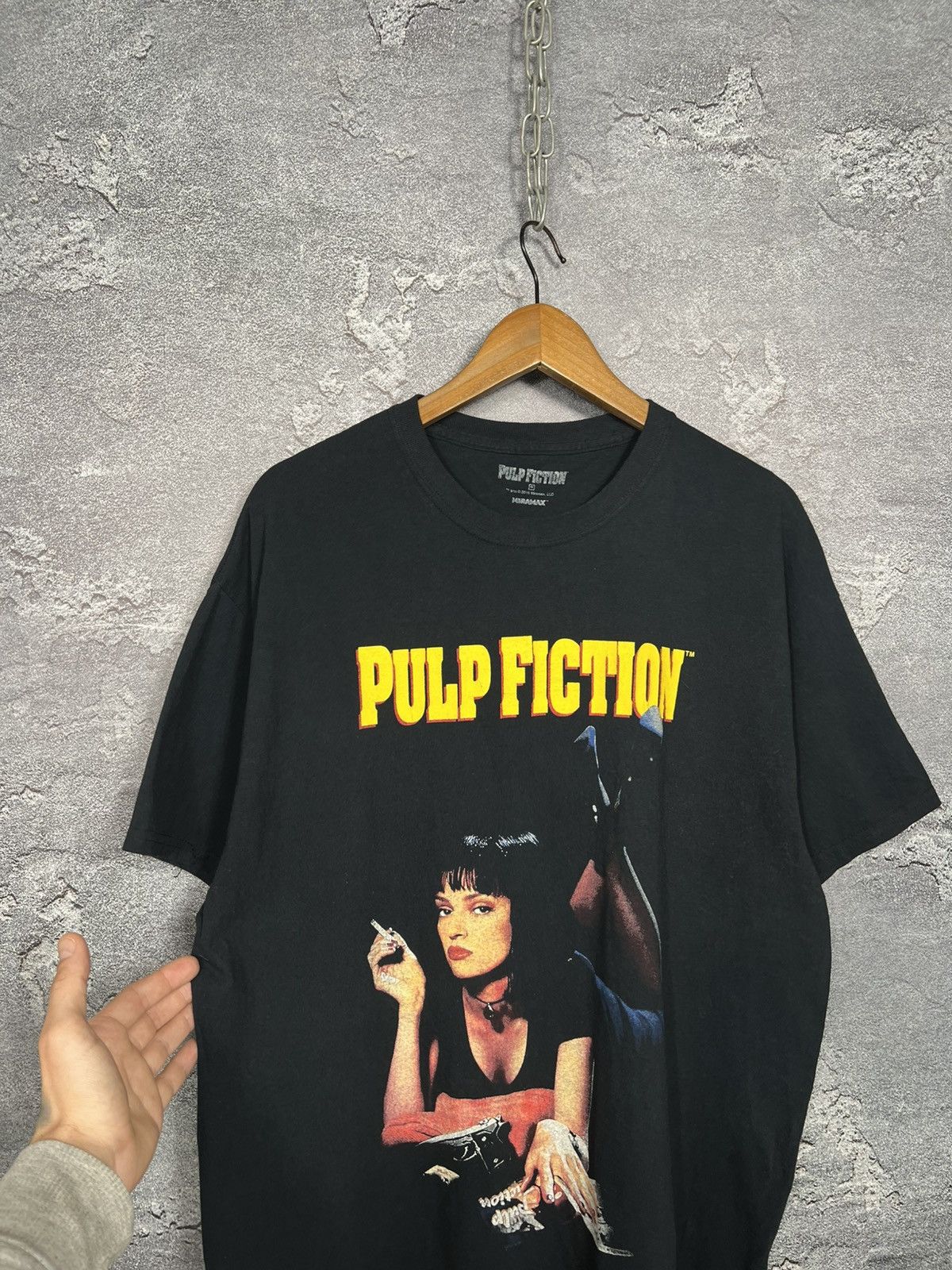 Vintage Pulp Fiction Movie Promo Graphic T-shirt Tee Tarantino Size US M / EU 48-50 / 2 - 2 Thumbnail