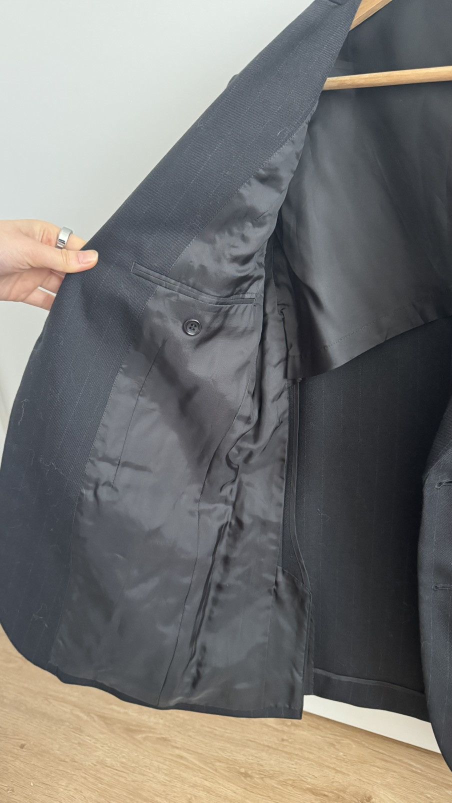 Comme des Garcons Comme des Garçons Homme Deux black blazer with satin lining Size US S / EU 44-46 / 1 - 3 Thumbnail