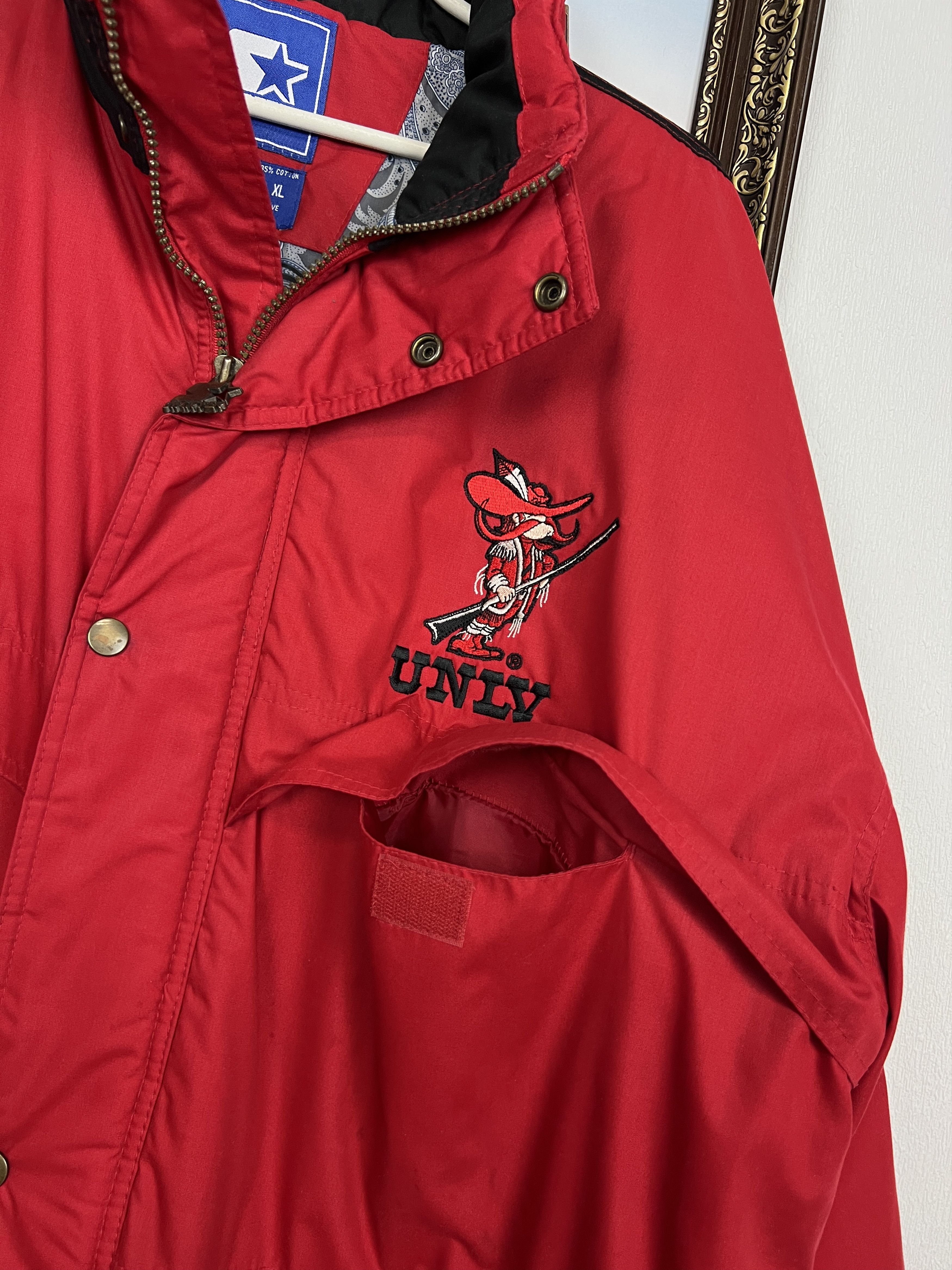 Starter Vintage Starter UNLV Running Rebels Long Bomber Jacket Size US XL / EU 56 / 4 - 5 Thumbnail