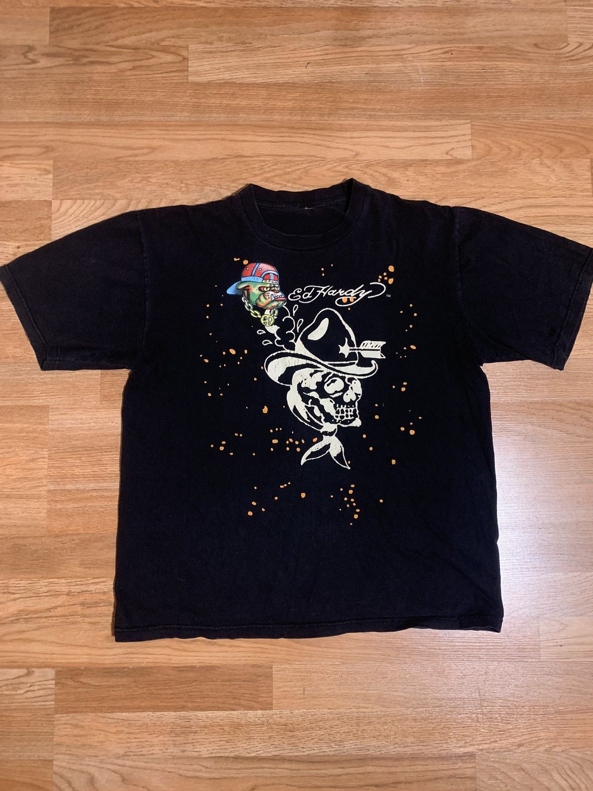 Ed Hardy × Vintage Ed Hardy Sz L T Shirt Size US L / EU 52-54 / 3 - 1 Thumbnail