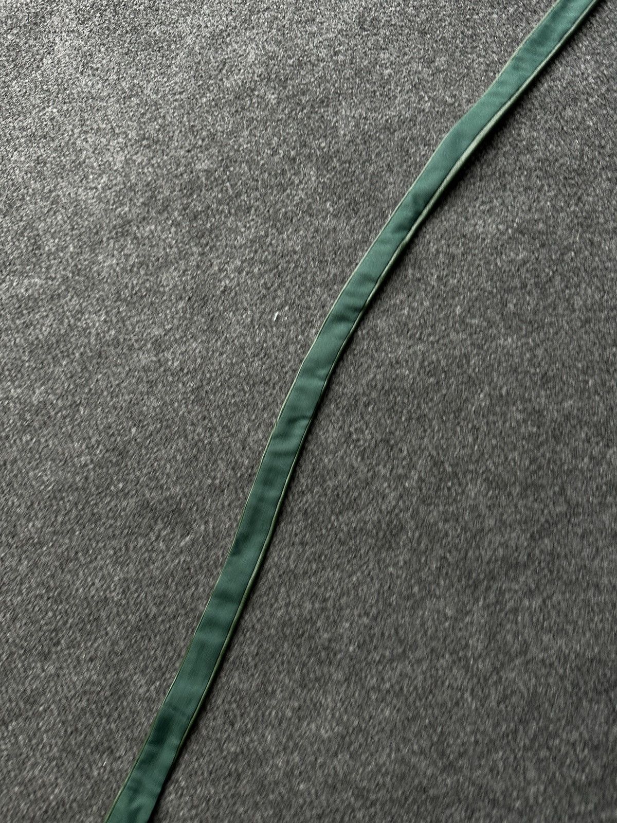 Other 🚨 LEATHER GREEN ITALY TIE LUXURY VNTG RARE OLD MONEY Size ONE SIZE - 6 Thumbnail
