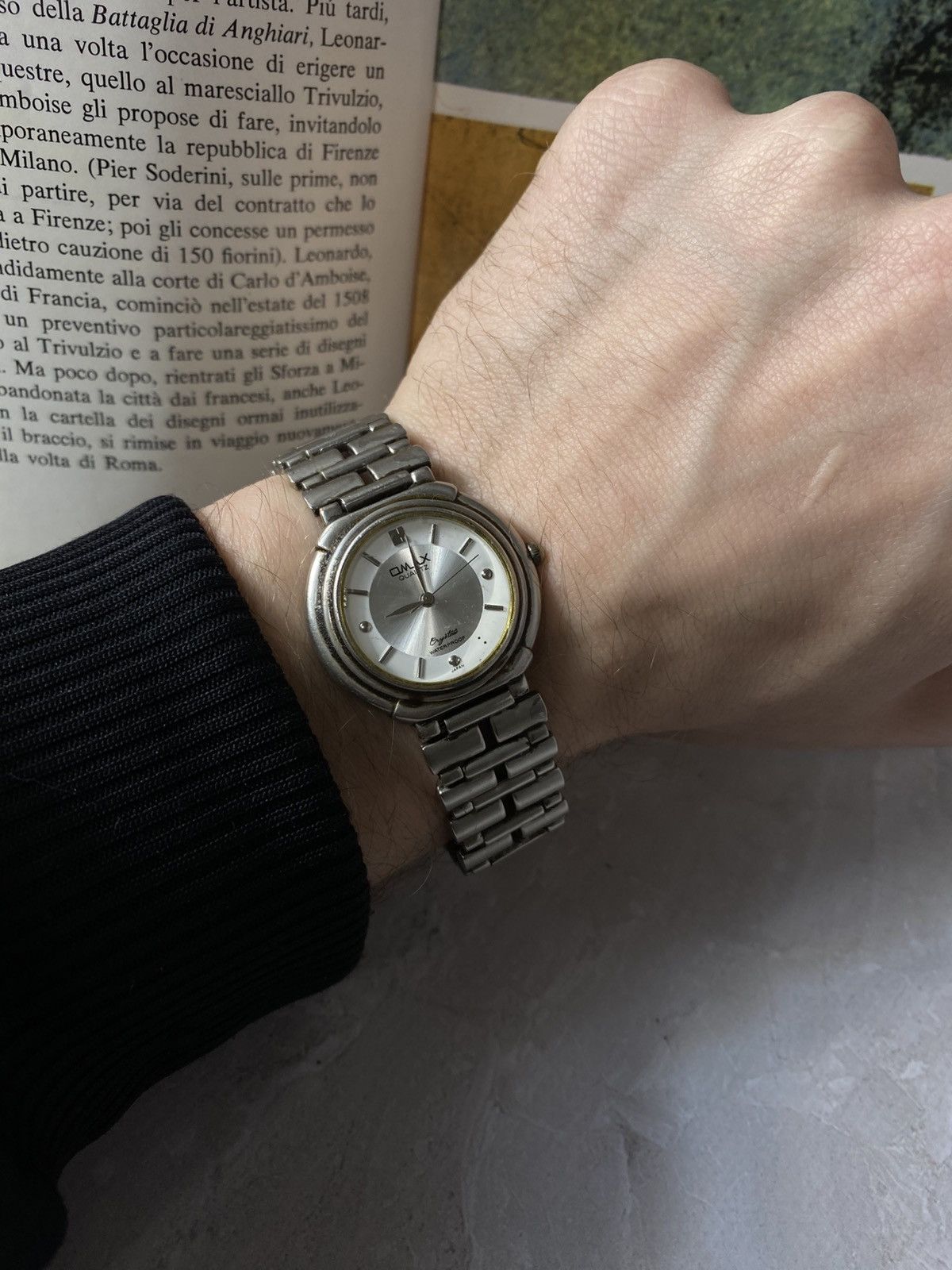 Japanese Brand Rare Retro OMAX Quartz Watch Crystal. Vintage Size ONE SIZE - 1 Thumbnail