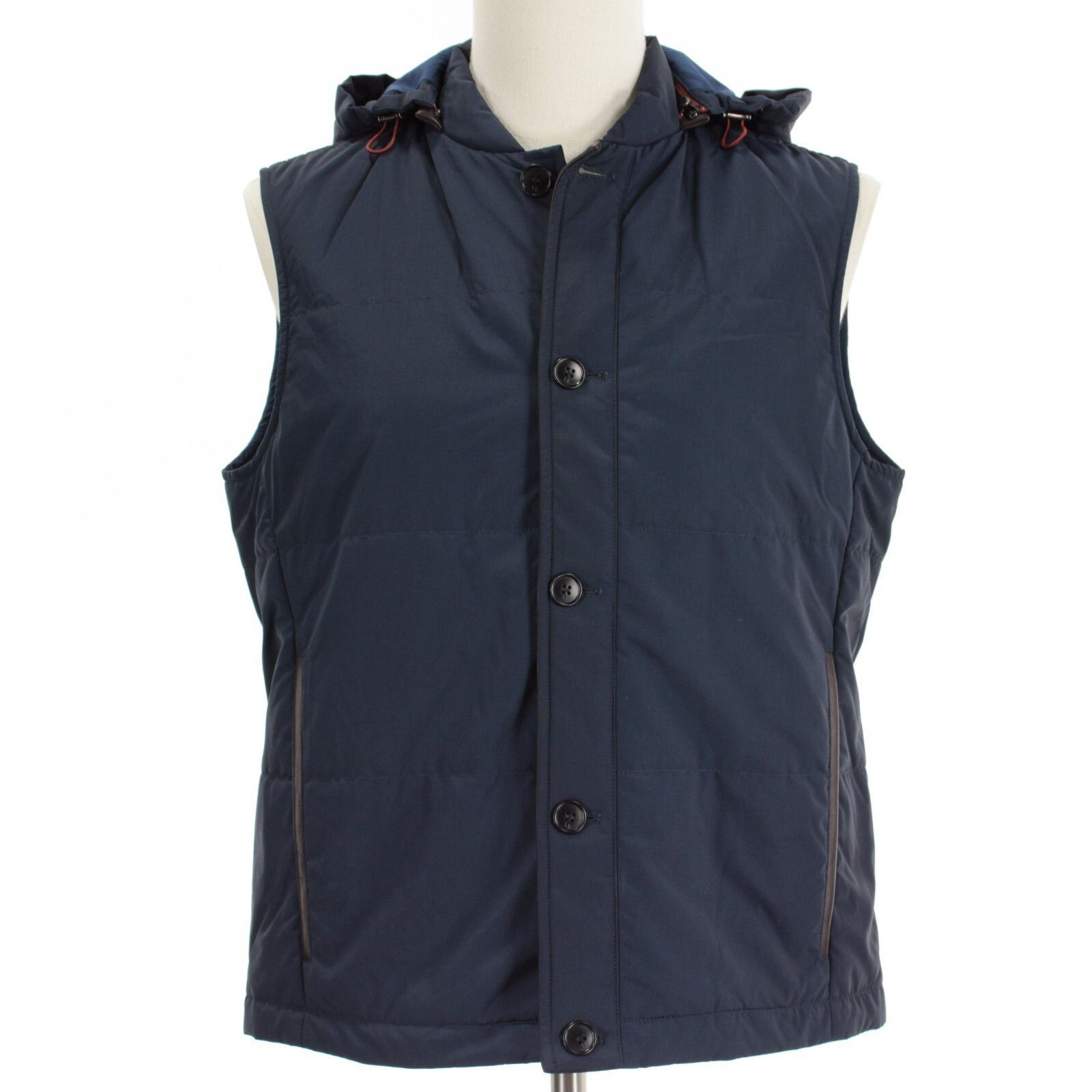 Luciano Barbera Luciano Barbera Vest Size M US In Blue Wool Size US M / EU 48-50 / 2 - 1 Thumbnail