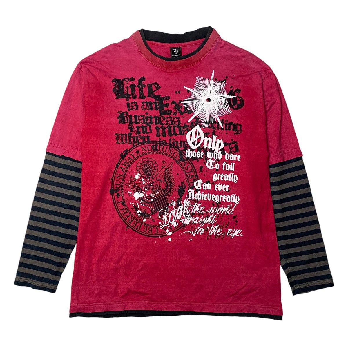2000's Turkey Bear Tribal Double Layer Longsleeve