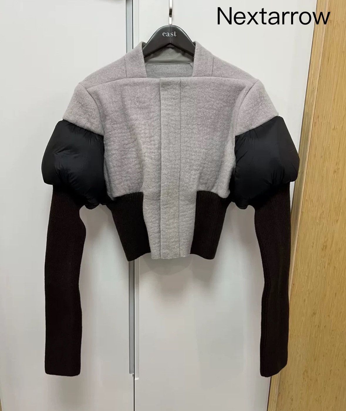 Rick Owens Rick Owens FW23 Cashmere Down Splicing Coat2412-Nextarrow Size US L / EU 52-54 / 3 - 1 Thumbnail