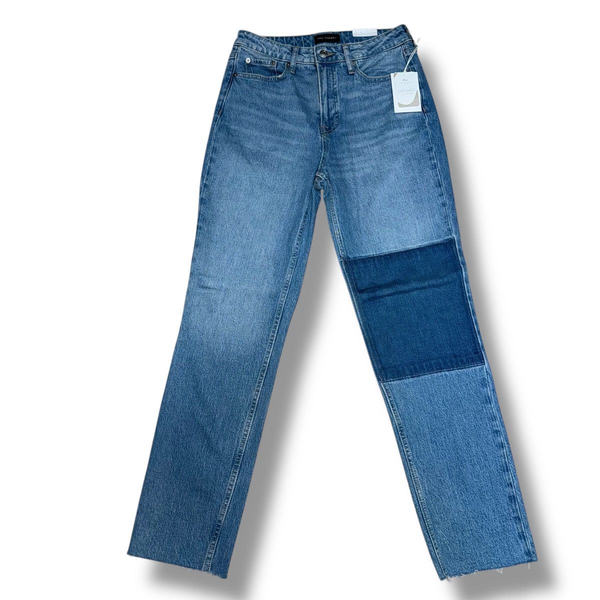 Other Free Assembly Super High Rise Straight patched jeans Size 27" / US 4 / IT 40 - 5 Thumbnail