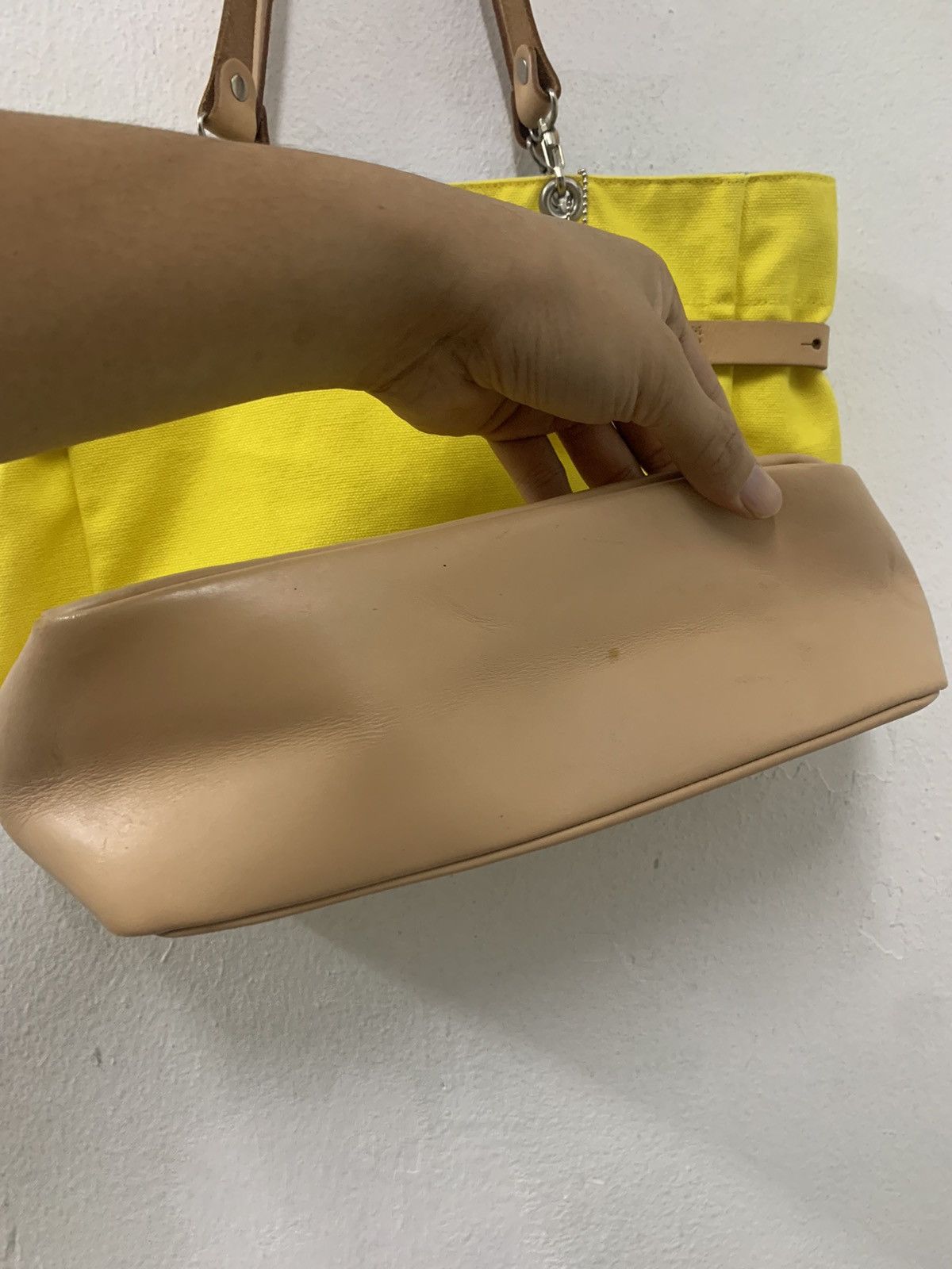 Japanese Brand Murmure D’air Shoulder Bag Leather Trimming Size ONE SIZE - 14 Thumbnail