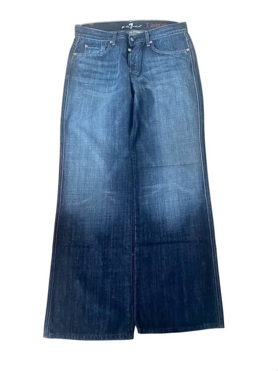 Japanese Brand × Vintage Vintage Baggy/Bootcut Fitting Jeans Size US 34 / EU 50 - 1 Thumbnail