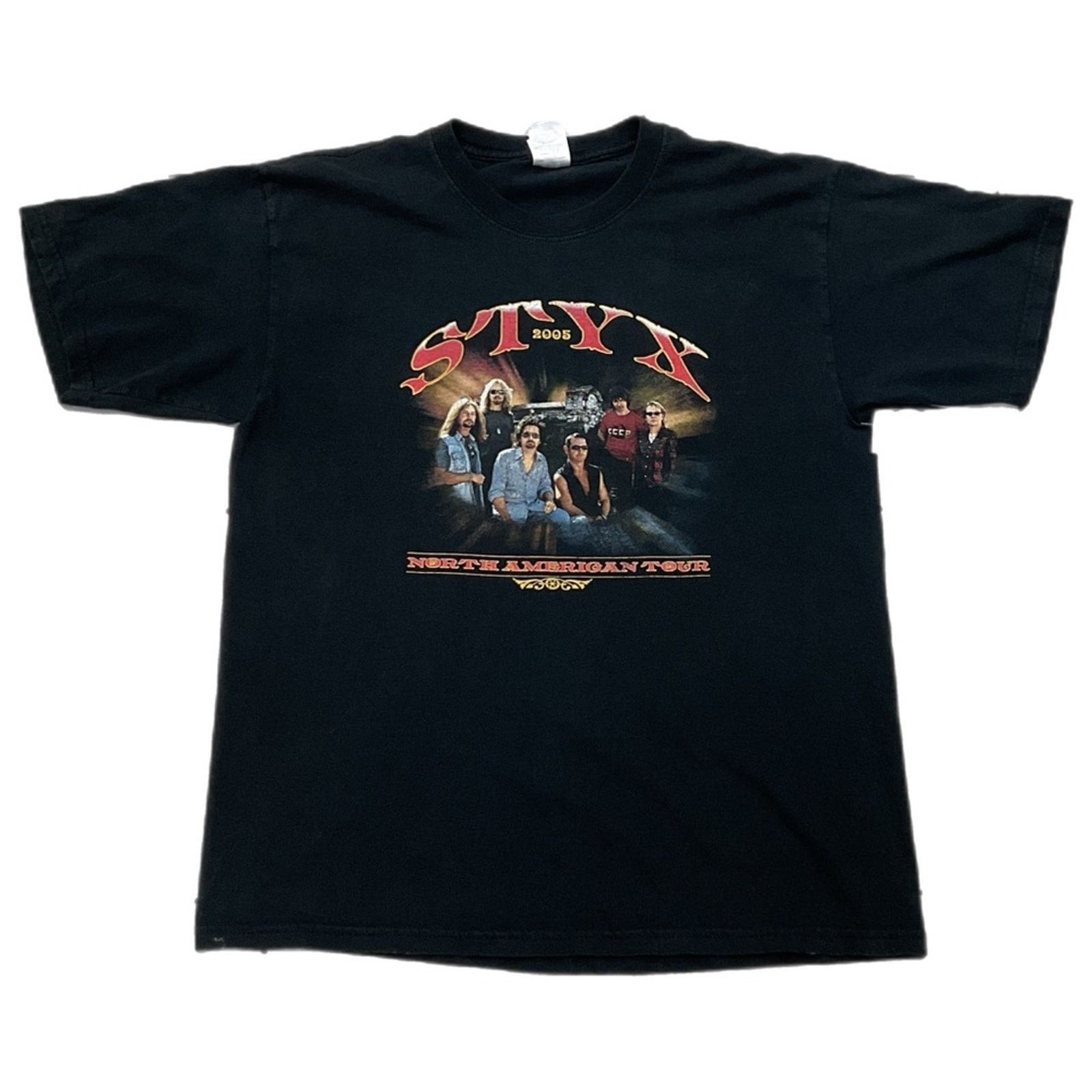 Gildan 2005 Styx North American Tour T-Shirt Size US L / EU 52-54 / 3 - 1 Thumbnail