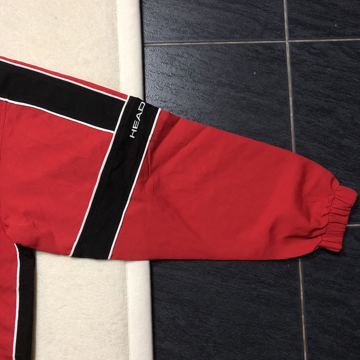 Japanese Brand × Vintage Japanese Brand HEAD Center Tape Windbreaker Size US XL / EU 56 / 4 - 5 Thumbnail