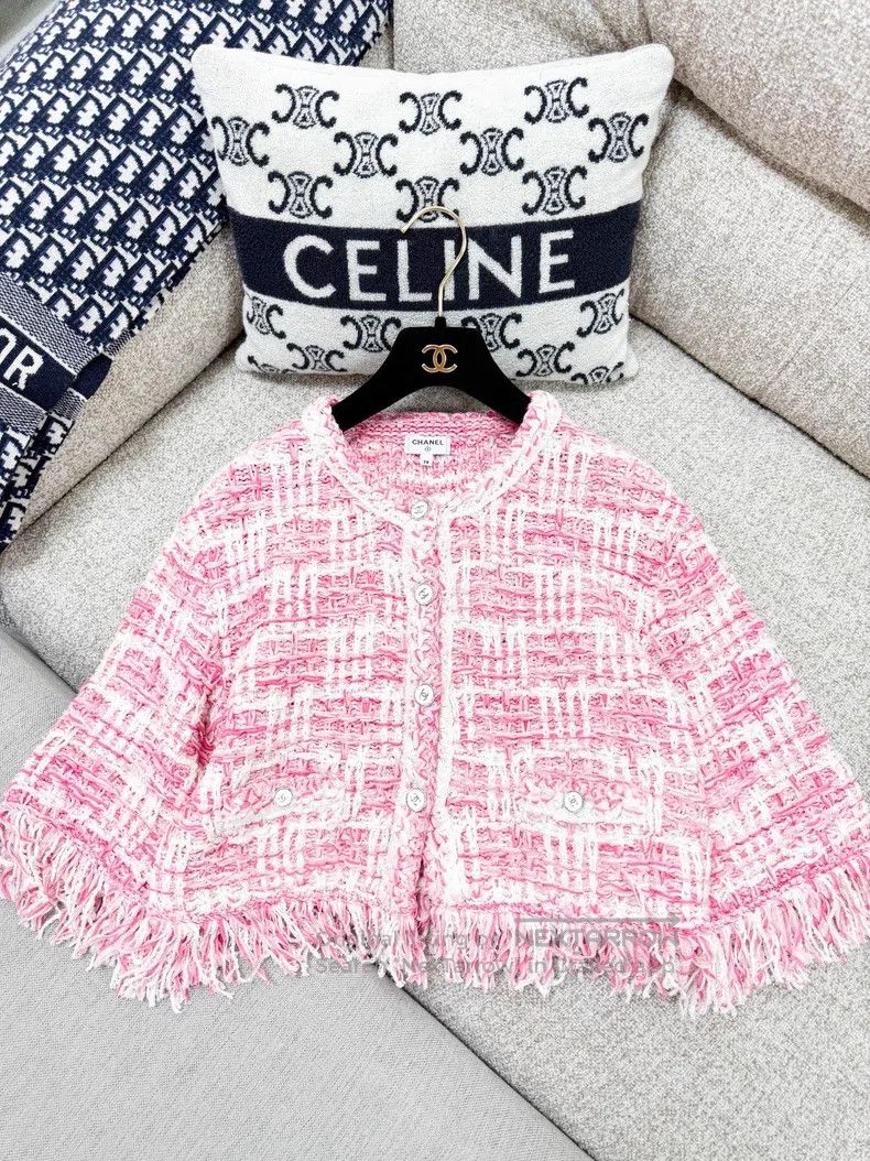Chanel Chanel Knitted tassel cardigan jacket Size XS / US 0-2 / IT 36-38 - 2 Thumbnail