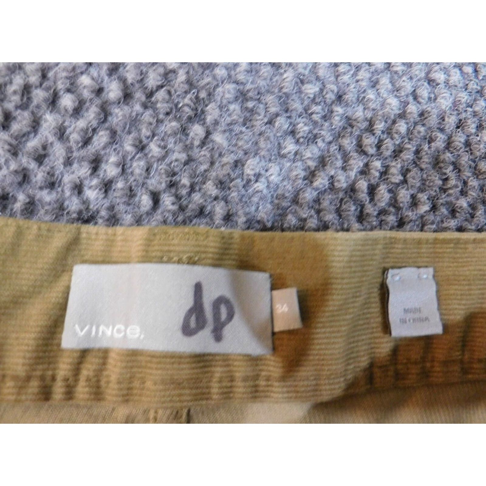 Vince vince pants Mens 34x32 Corduroy Brown Straight Classic Modern City Italy Pants Regular 34 Brown Cotton Corduroy Straight Chino City Mens Size US 34 / EU 50 - 4 Thumbnail