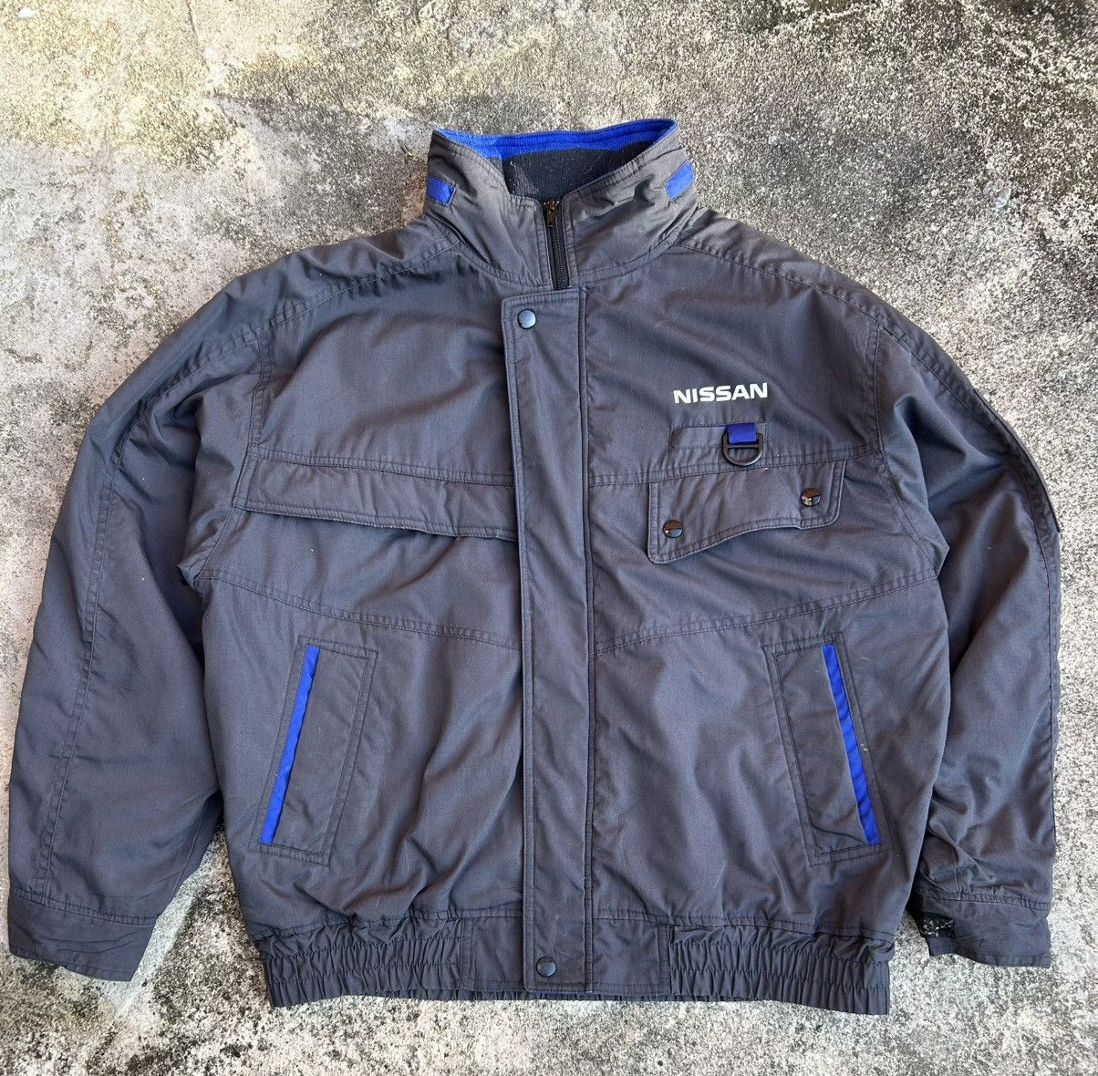 Nissan Vintage Nissan Racing Zipper Bomber Jacket Size US L / EU 52-54 / 3 - 1 Thumbnail
