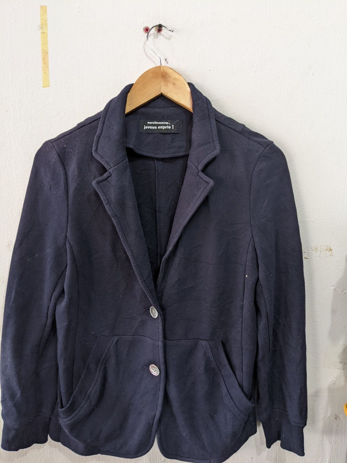 mercibeaucoup MERCIBEAUCOUP WOMEN INLET KNIT BLAZER BY ISSEY MIYAKE Size S / US 4 / IT 40 - 2 Thumbnail
